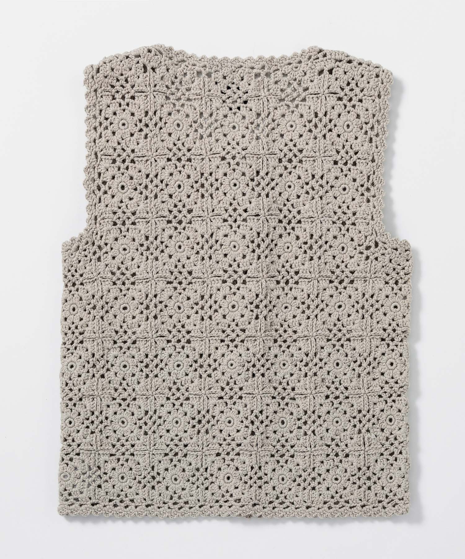 クロシェニットベスト