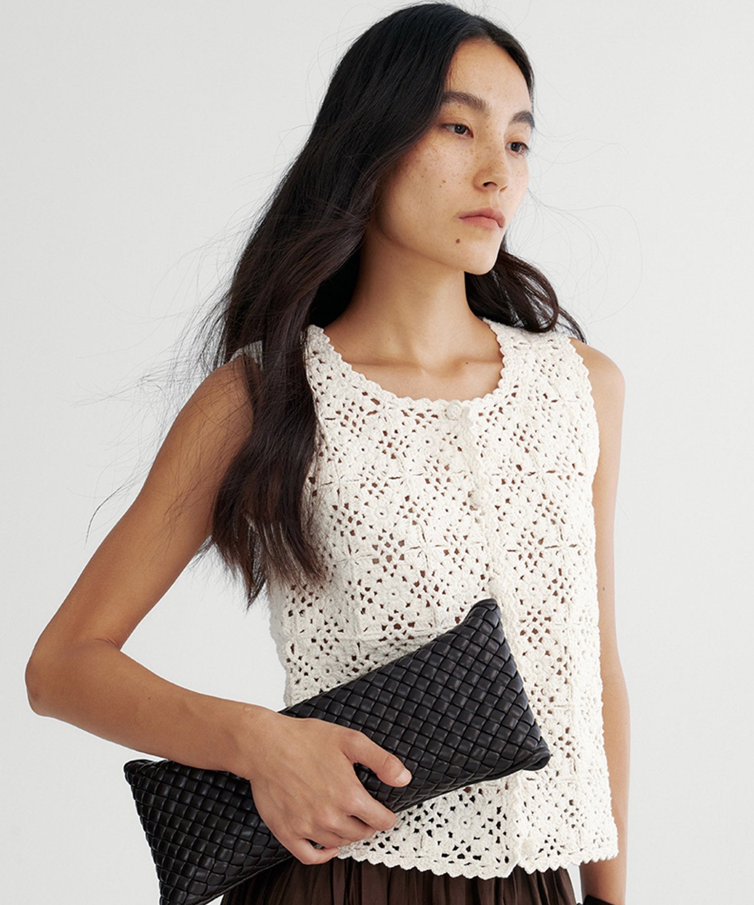 クロシェニットベスト