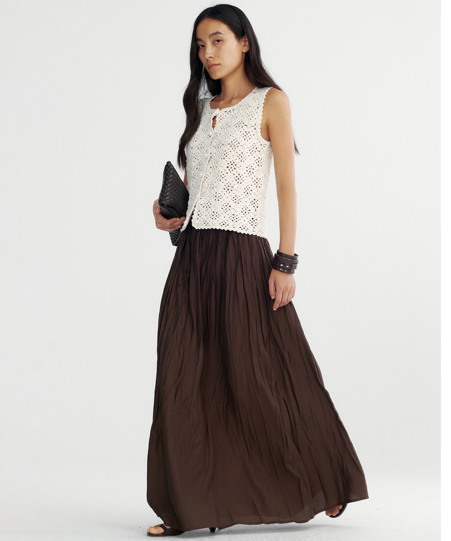 クロシェニットベスト