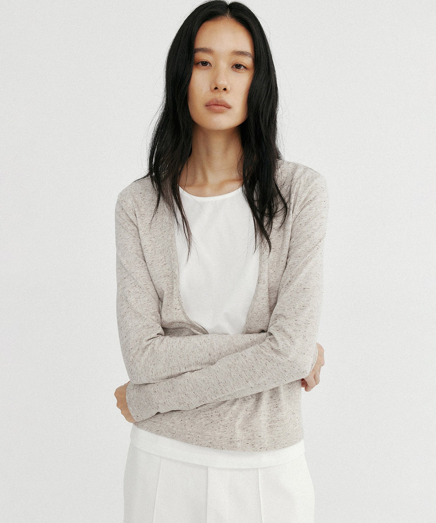 レイヤード ロングスリーブカットソー
