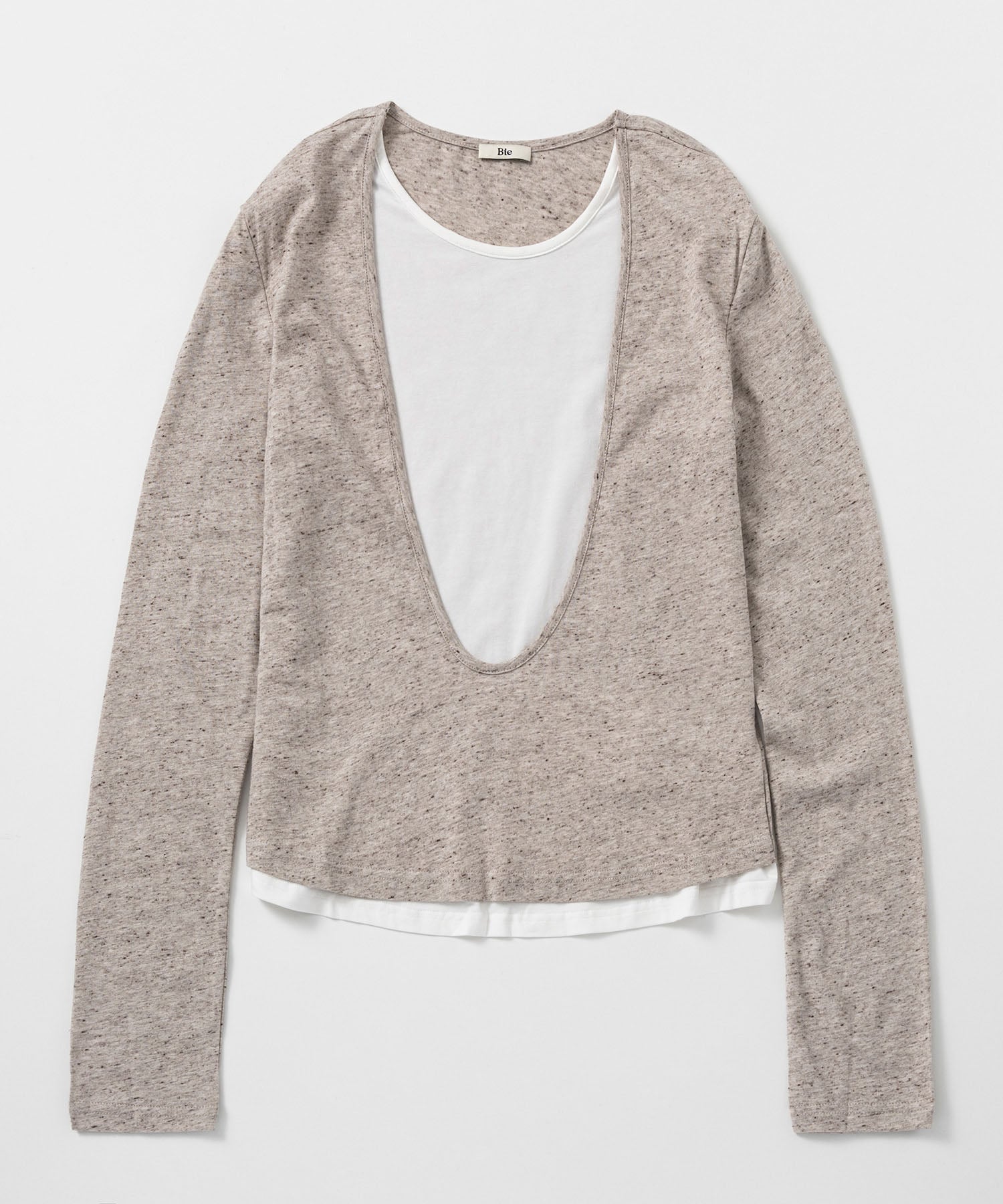 レイヤード ロングスリーブカットソー