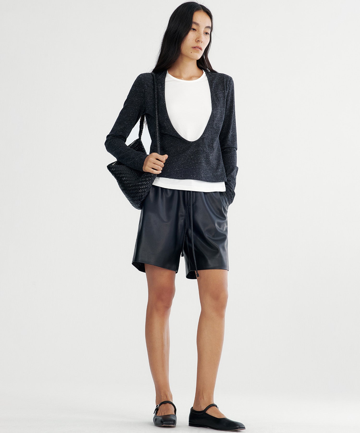 レイヤード ロングスリーブカットソー