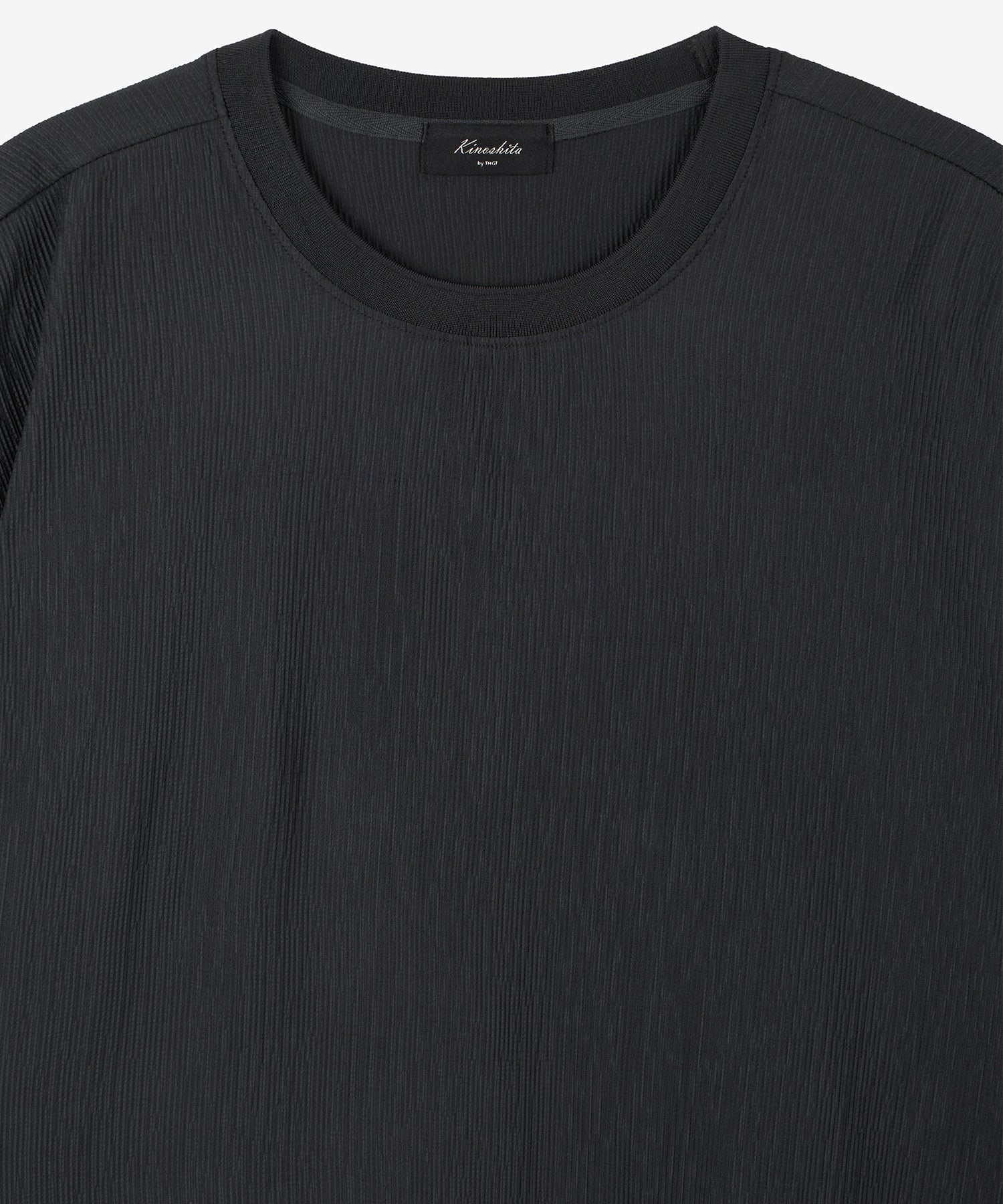 KinoshitaシアサッカークルーネックTシャツ