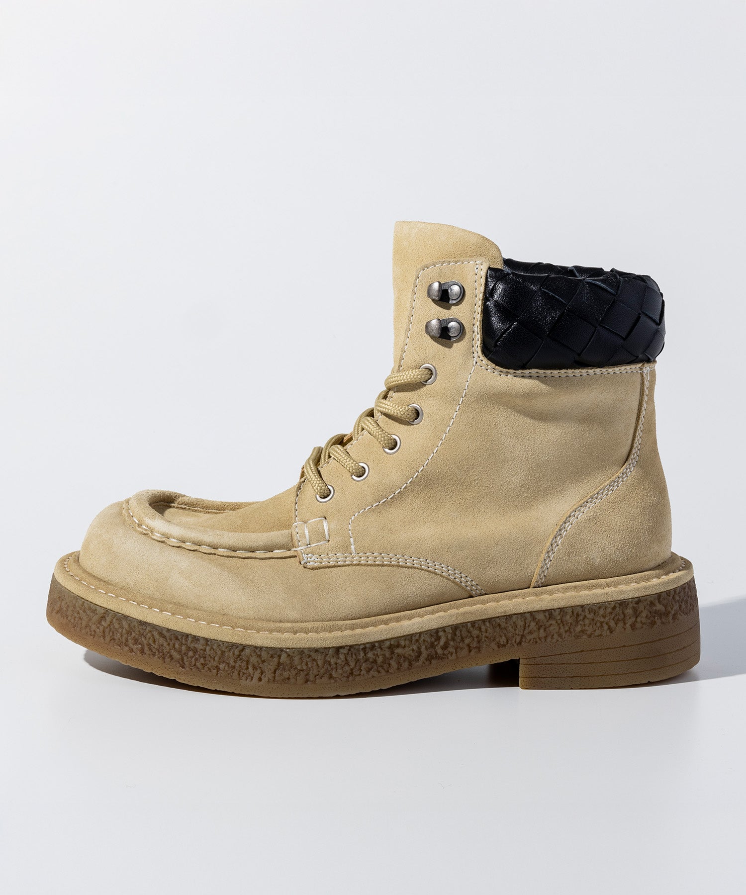 【12月上旬お届け予約商品】ソフトスエード レースアップブーツ