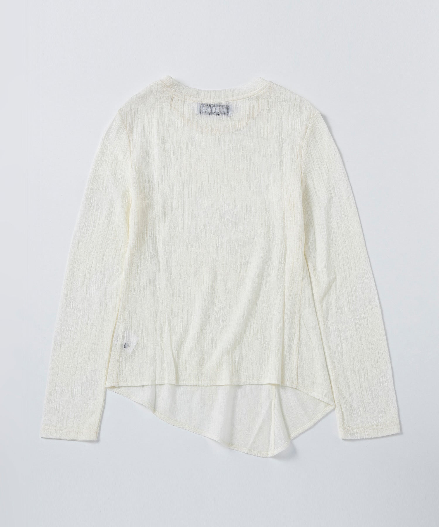 ウールブレンド シアートップス