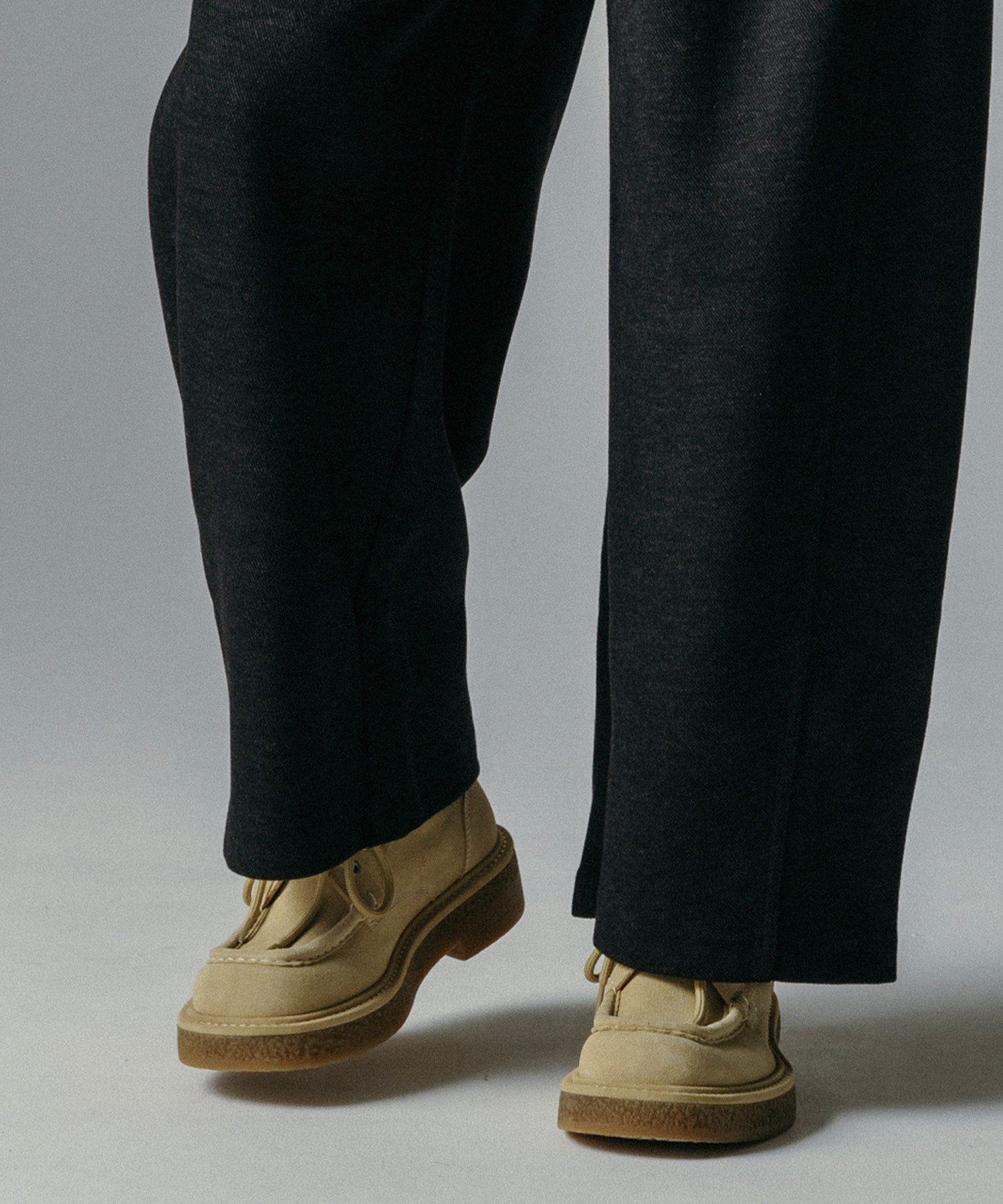 【12月上旬お届け予約商品】ソフトスエード レースアップブーツ