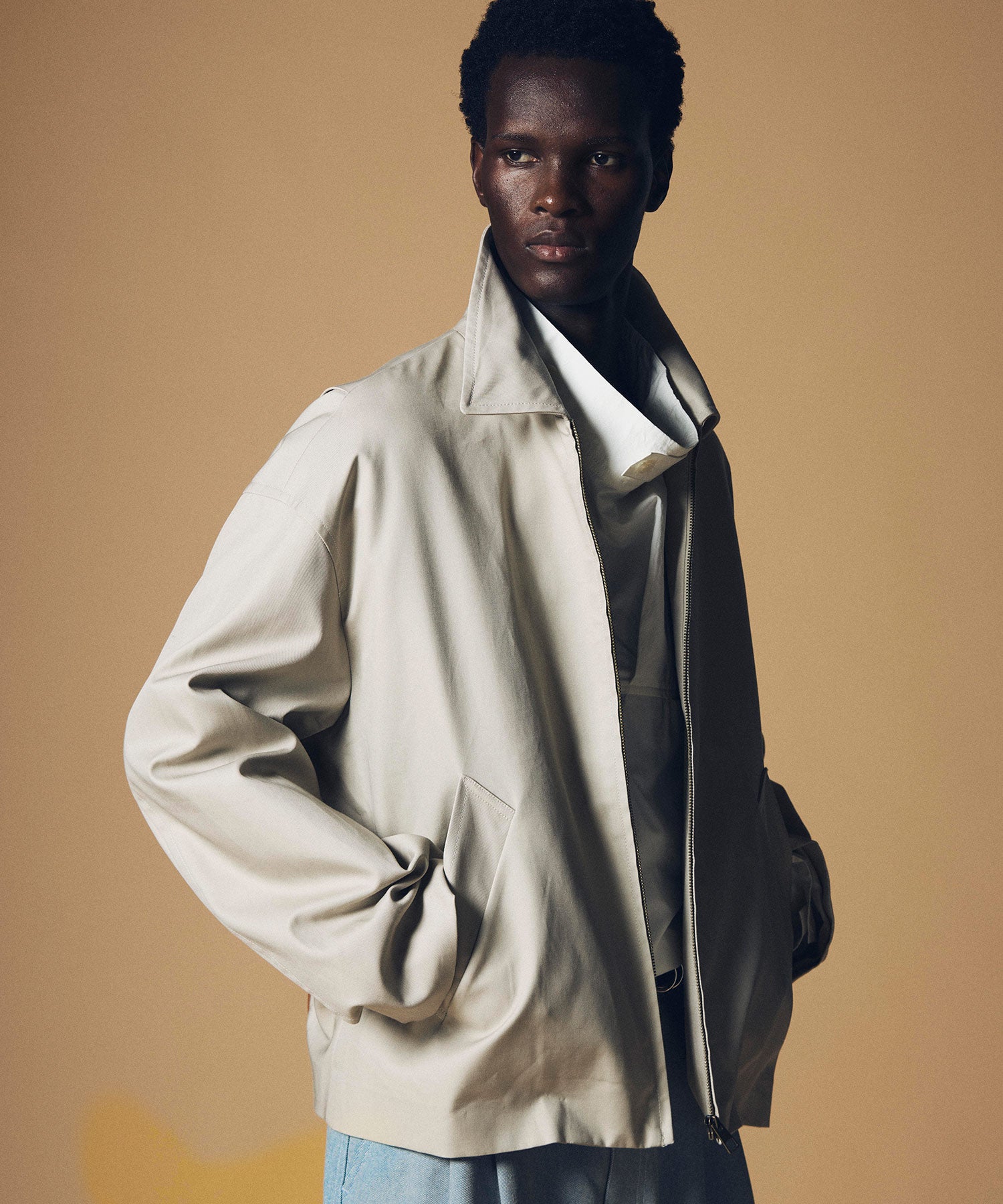 【12月上旬お届け予約商品】バックプリーツショートジャケット