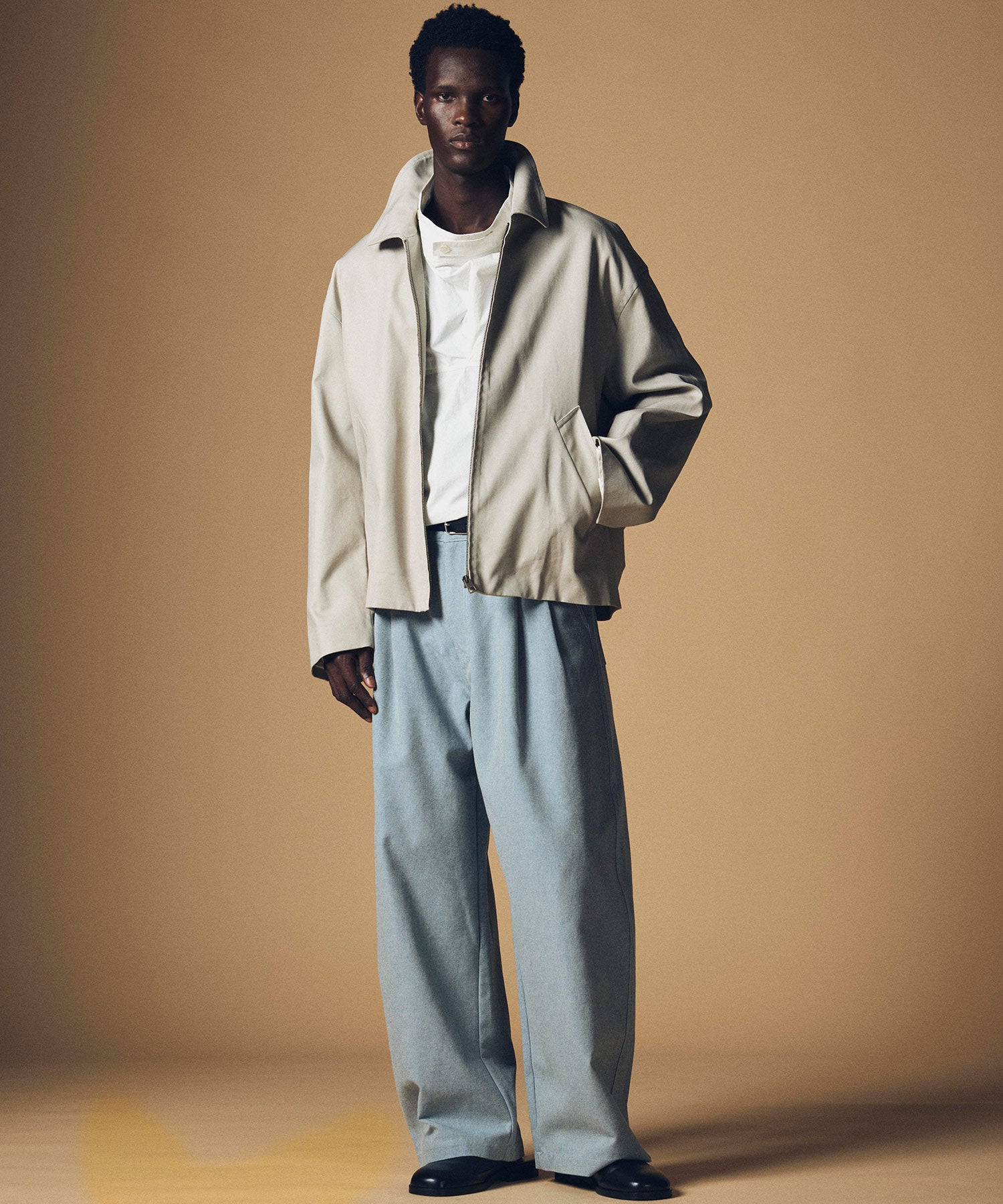 【12月上旬お届け予約商品】バックプリーツショートジャケット