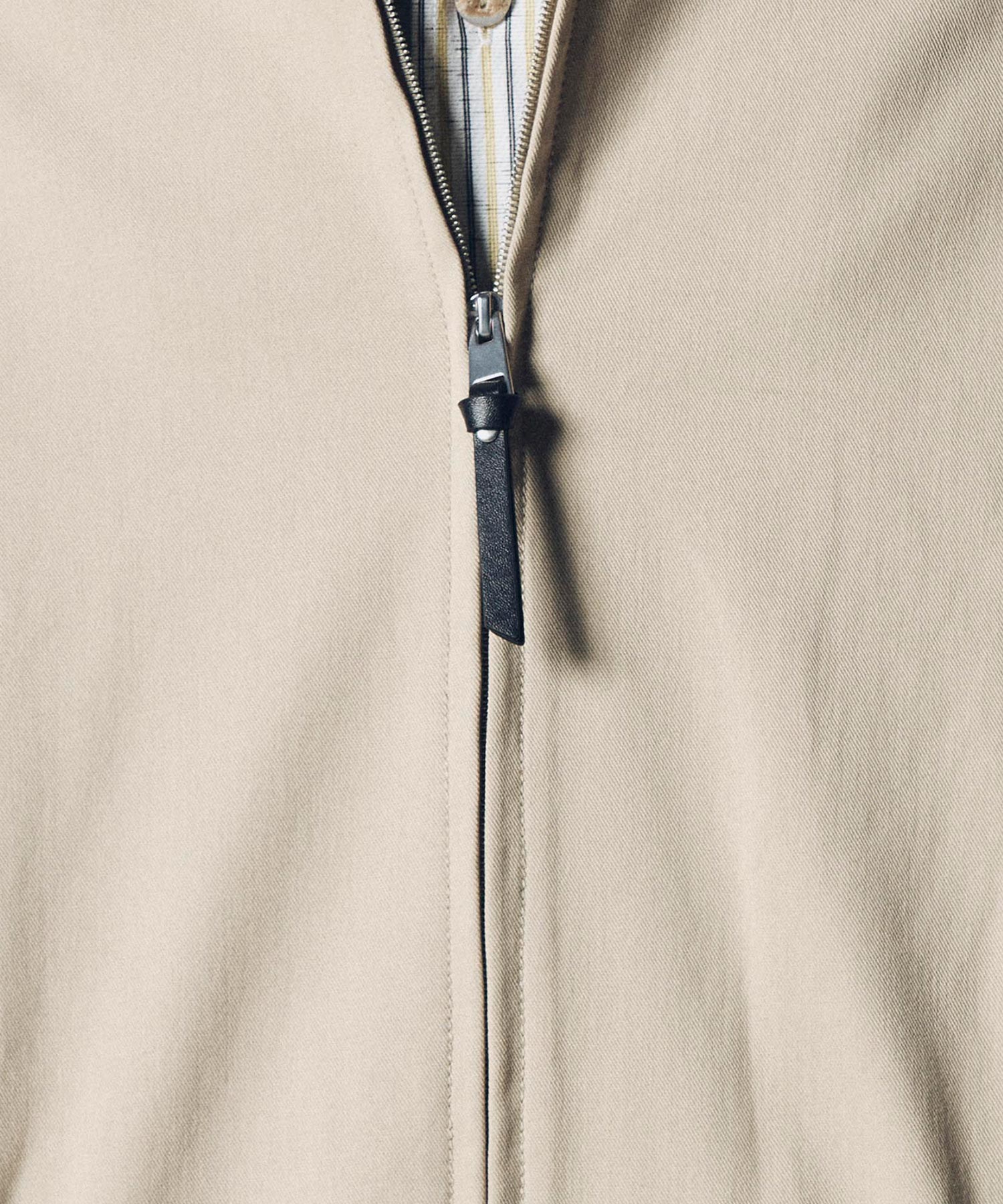 【12月上旬お届け予約商品】編み革襟リラックスブルゾンジャケット