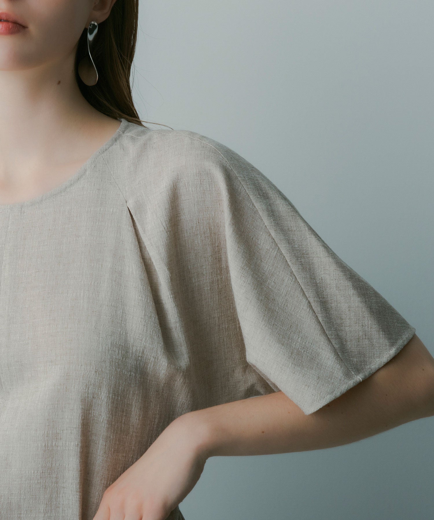 【3月中旬お届け予約商品】ウエストマークワンピース