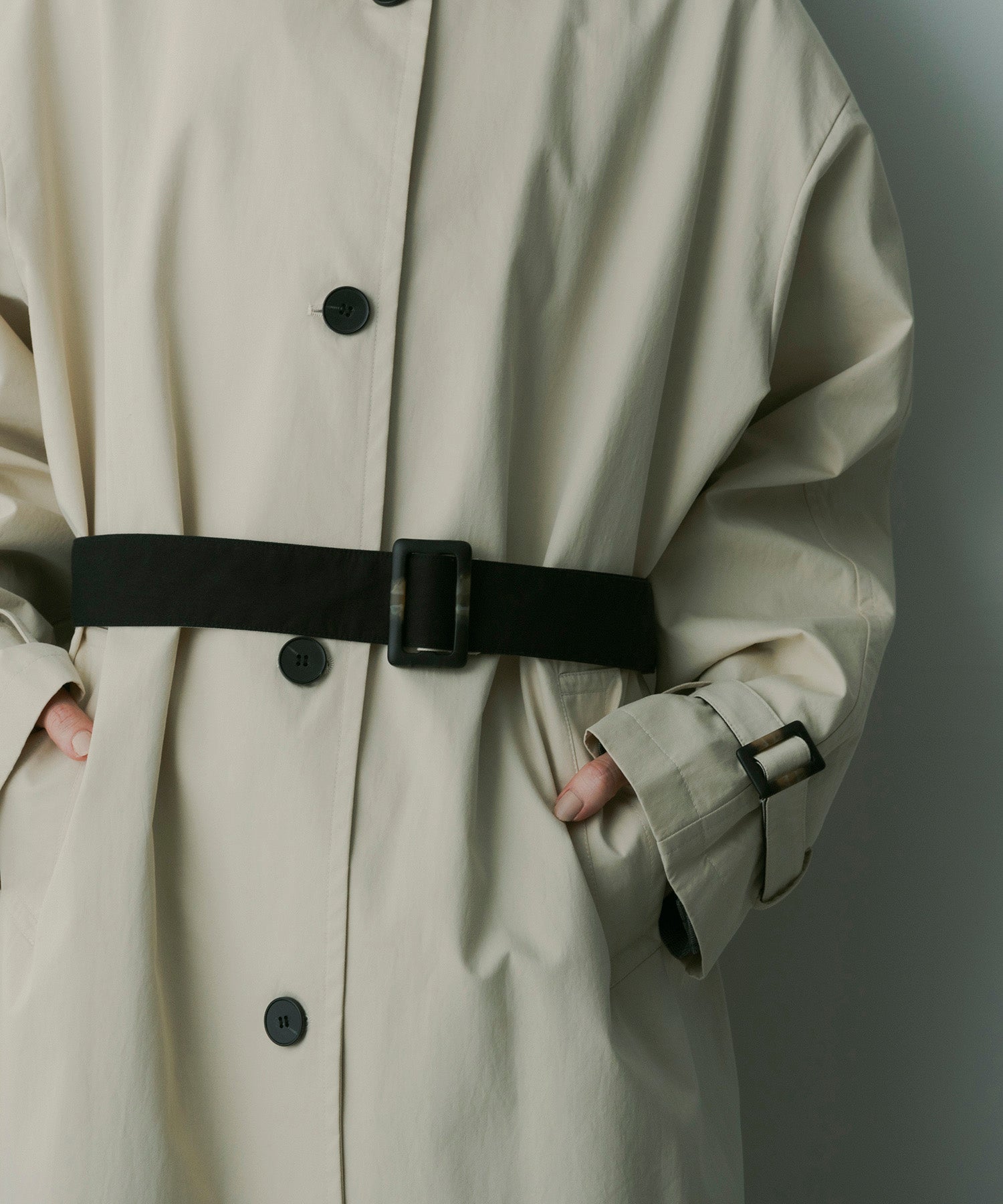 【12月上旬お届け予約商品】バイカラーロングコート