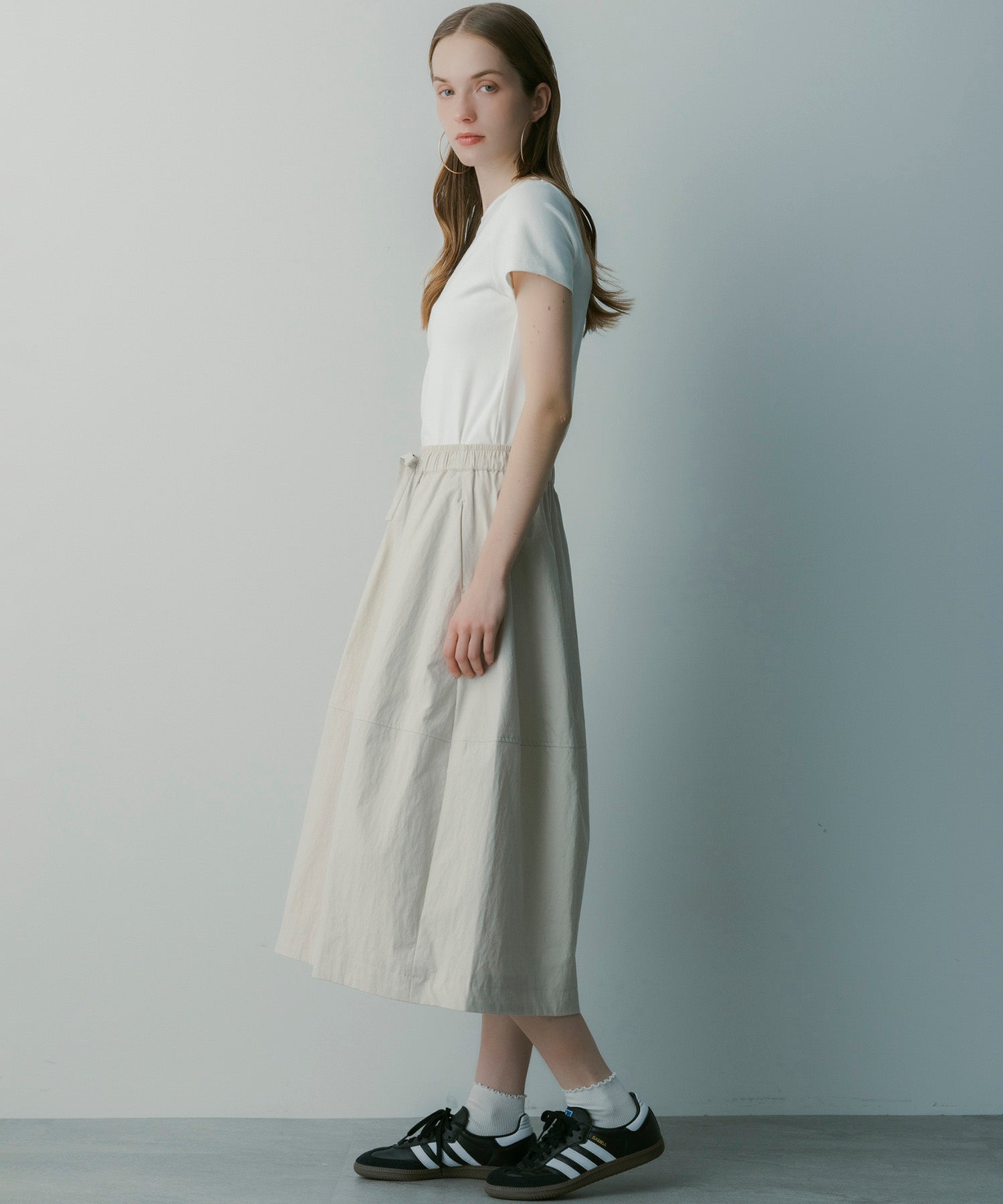 コットンフレアスカート