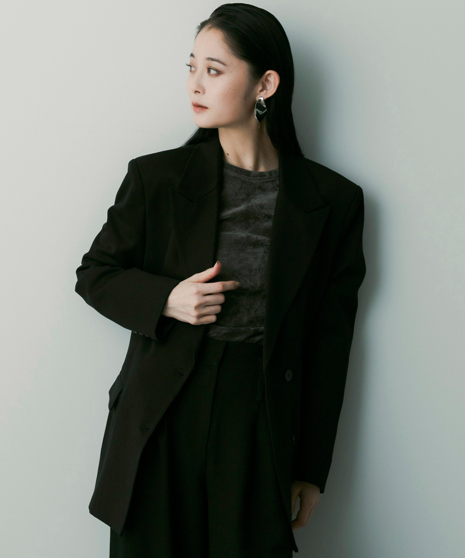 【12月上旬お届け予約商品】ウールブレンド ピークドラペルジャケット