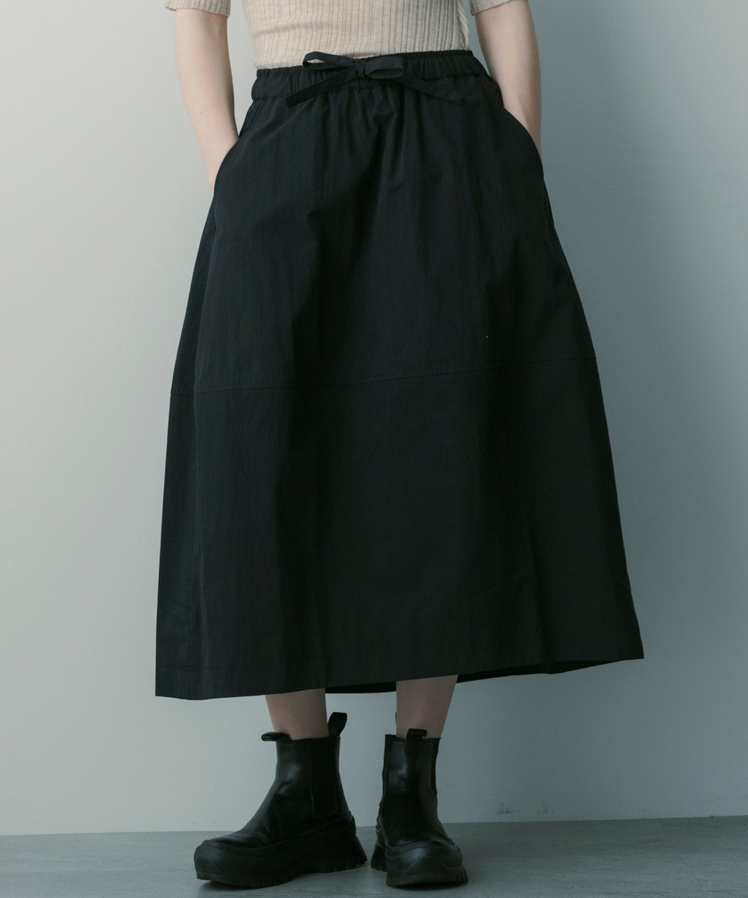 コットンフレアスカート