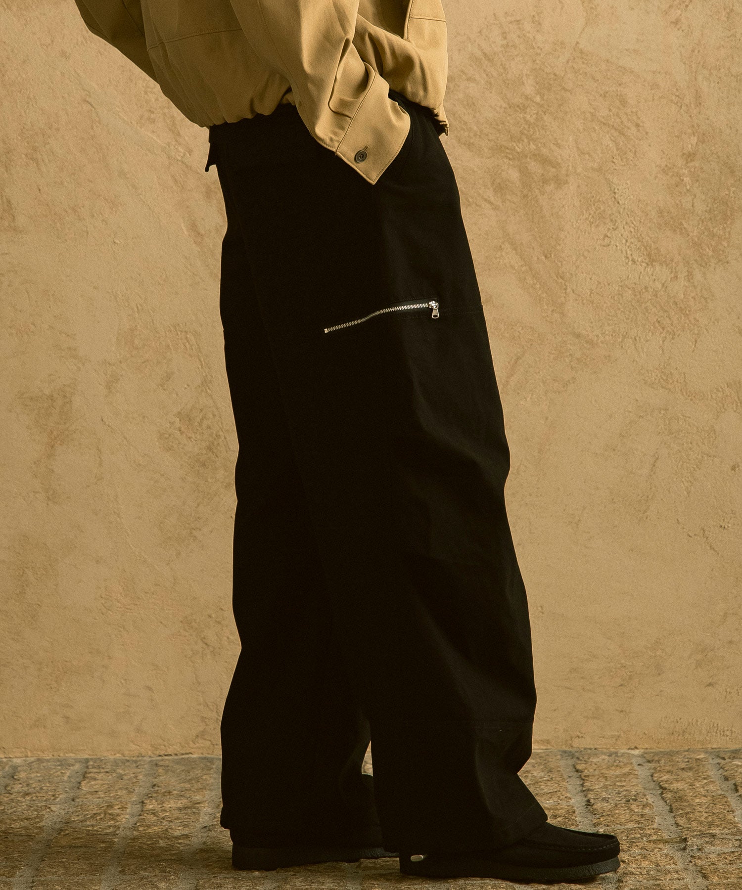 コットンカーゴワイドパンツ