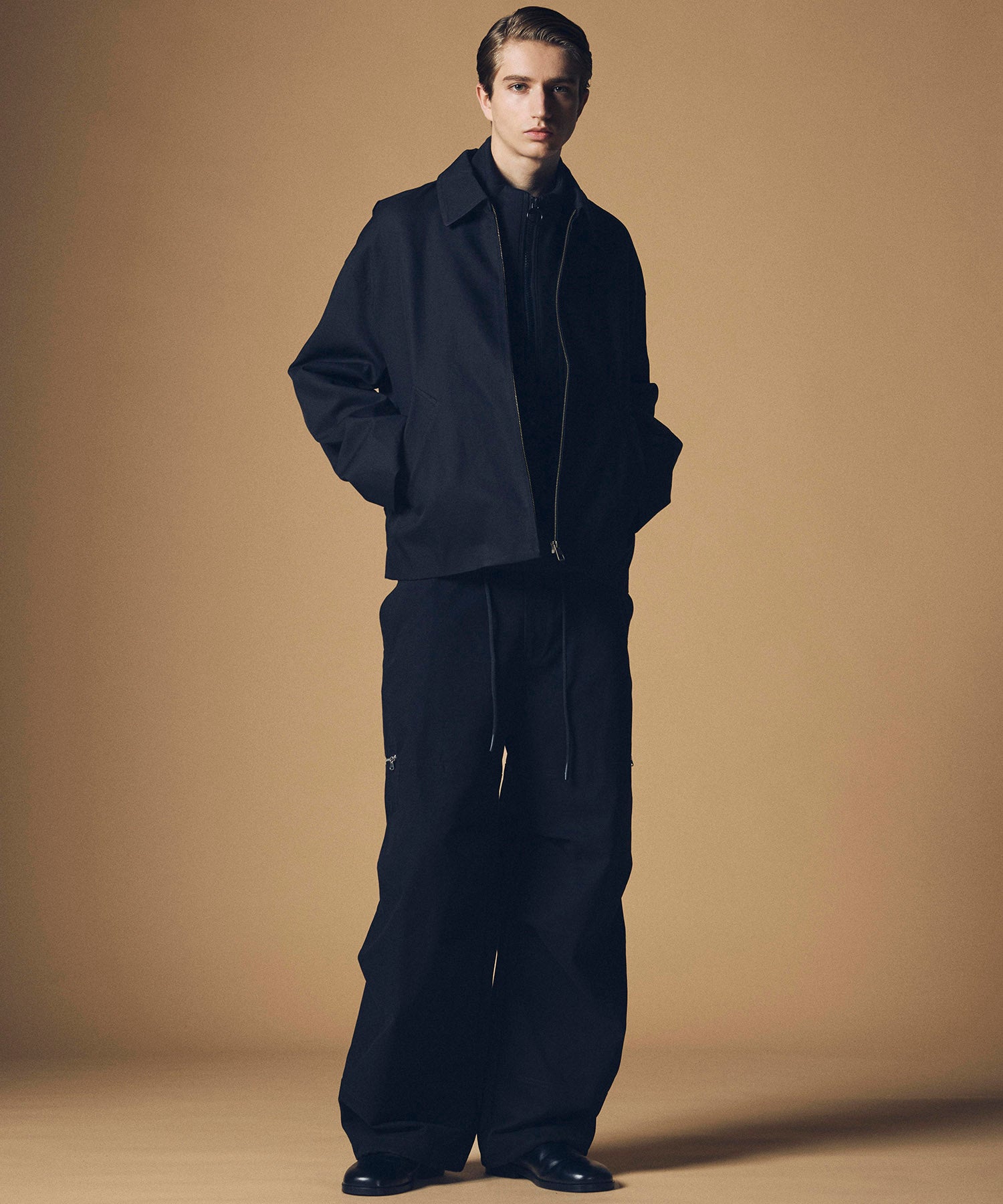 【12月上旬お届け予約商品】ワイドストレート カーゴパンツ