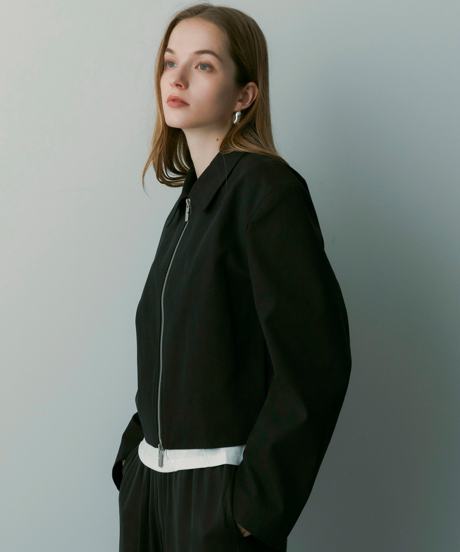 【12月上旬お届け予約商品】クロップドジップジャケット