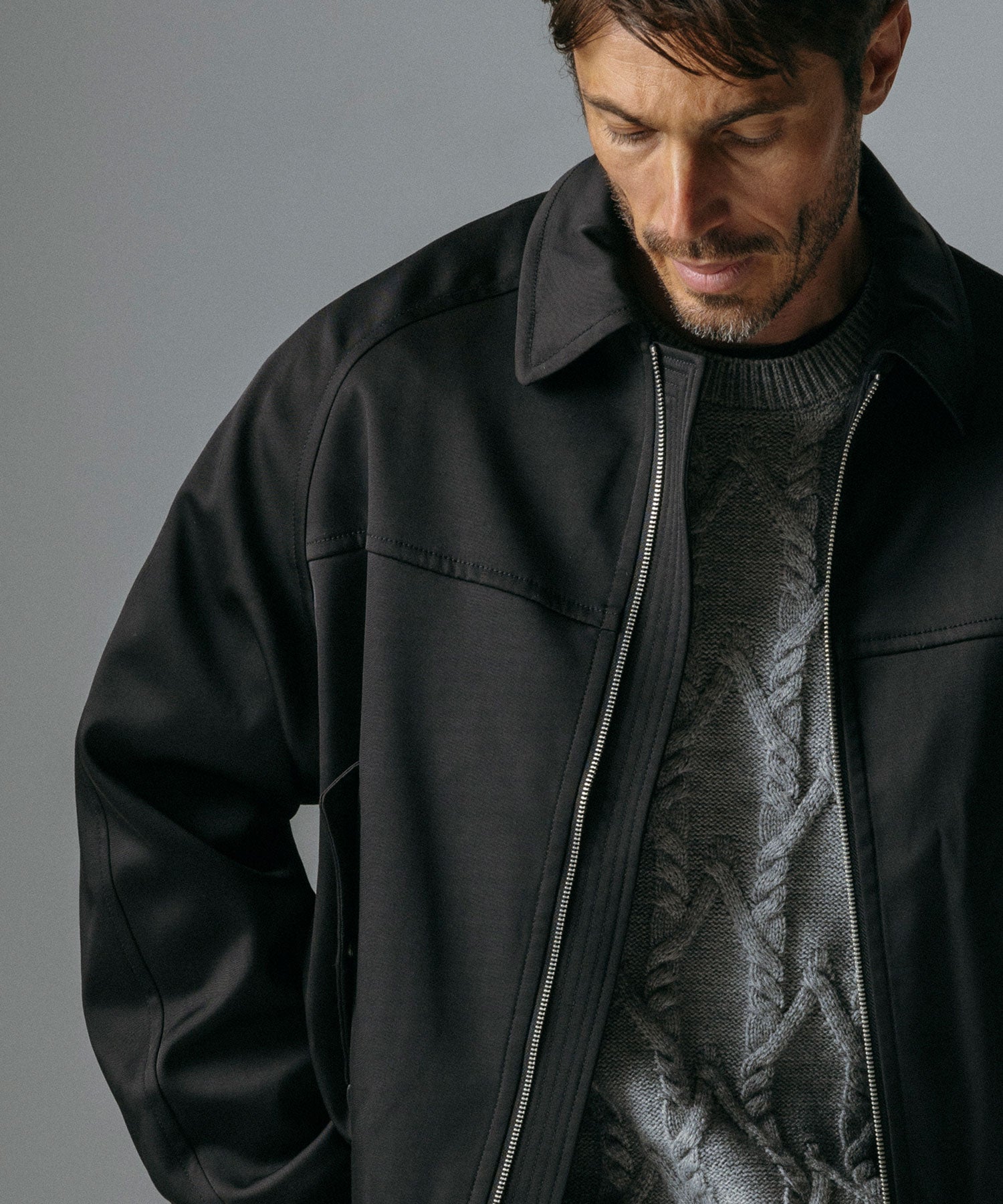 【12月上旬お届け予約商品】ラグラン ジップアップジャケット