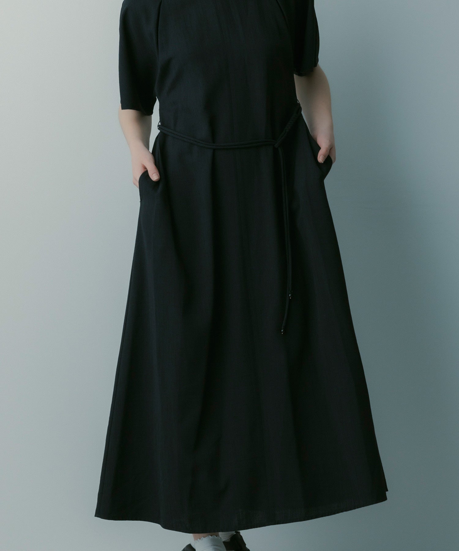 【3月中旬お届け予約商品】ウエストマークワンピース