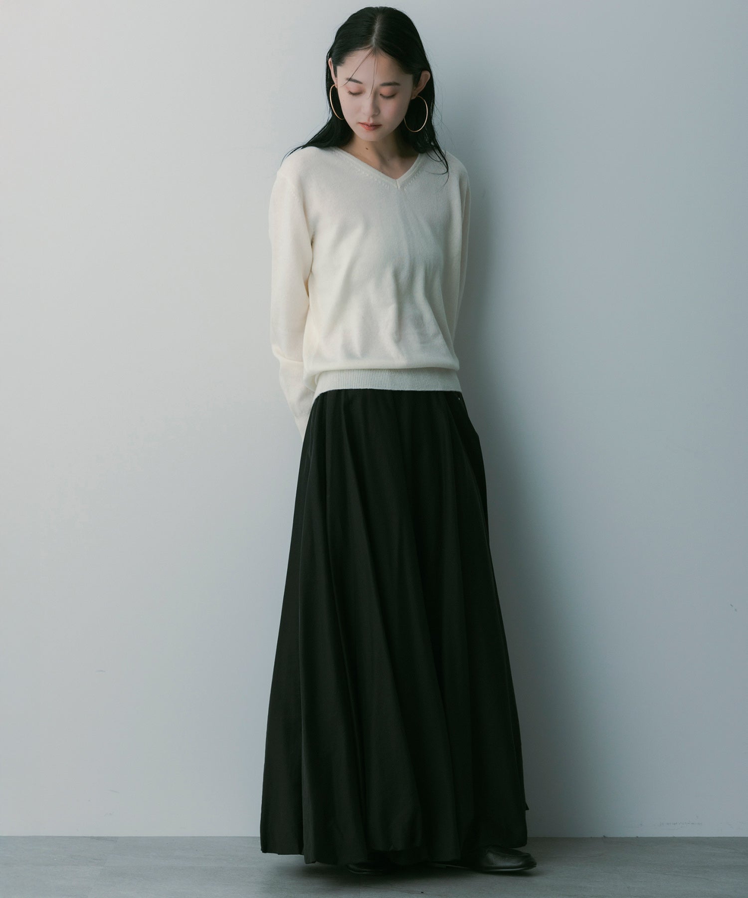 バルーンギャザースカート