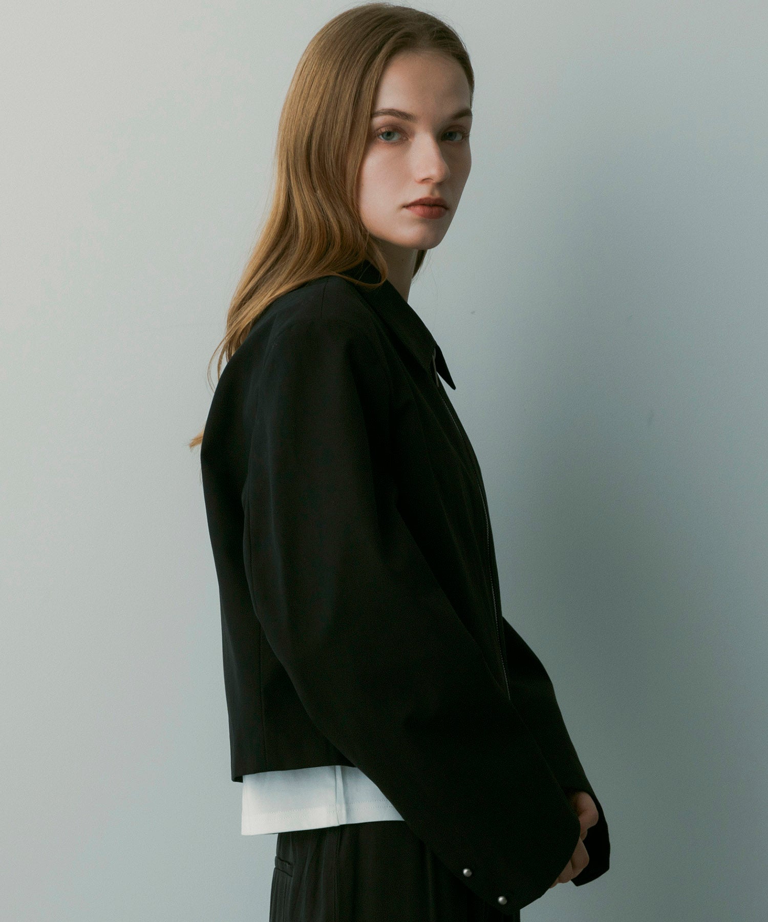 【12月上旬お届け予約商品】クロップドジップジャケット