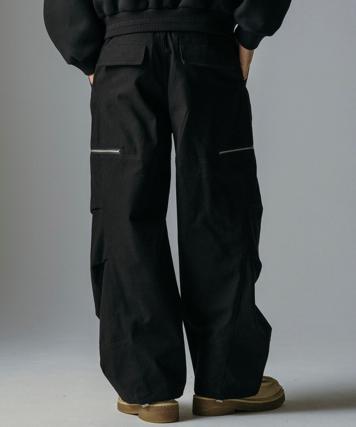 【12月上旬お届け予約商品】ワイドストレート カーゴパンツ