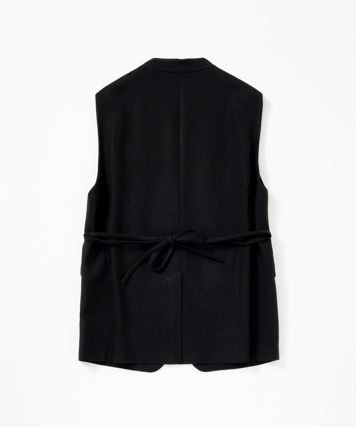 【3月中旬お届け予約商品】スタンドカラー ジレ