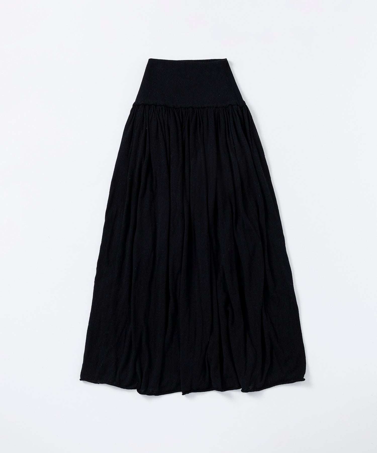 ウールブレンド ギャザースカート