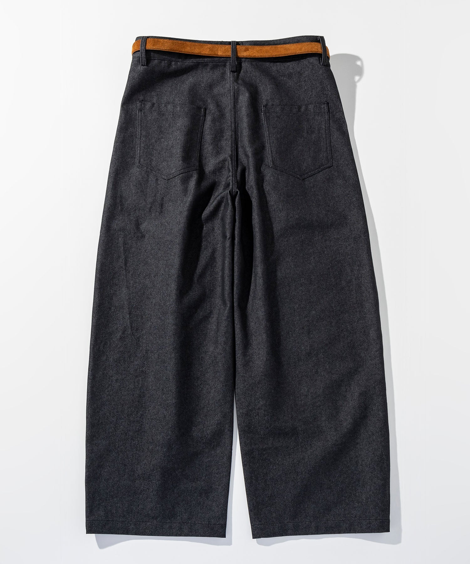 ハイウエスト ツータックワイドパンツ