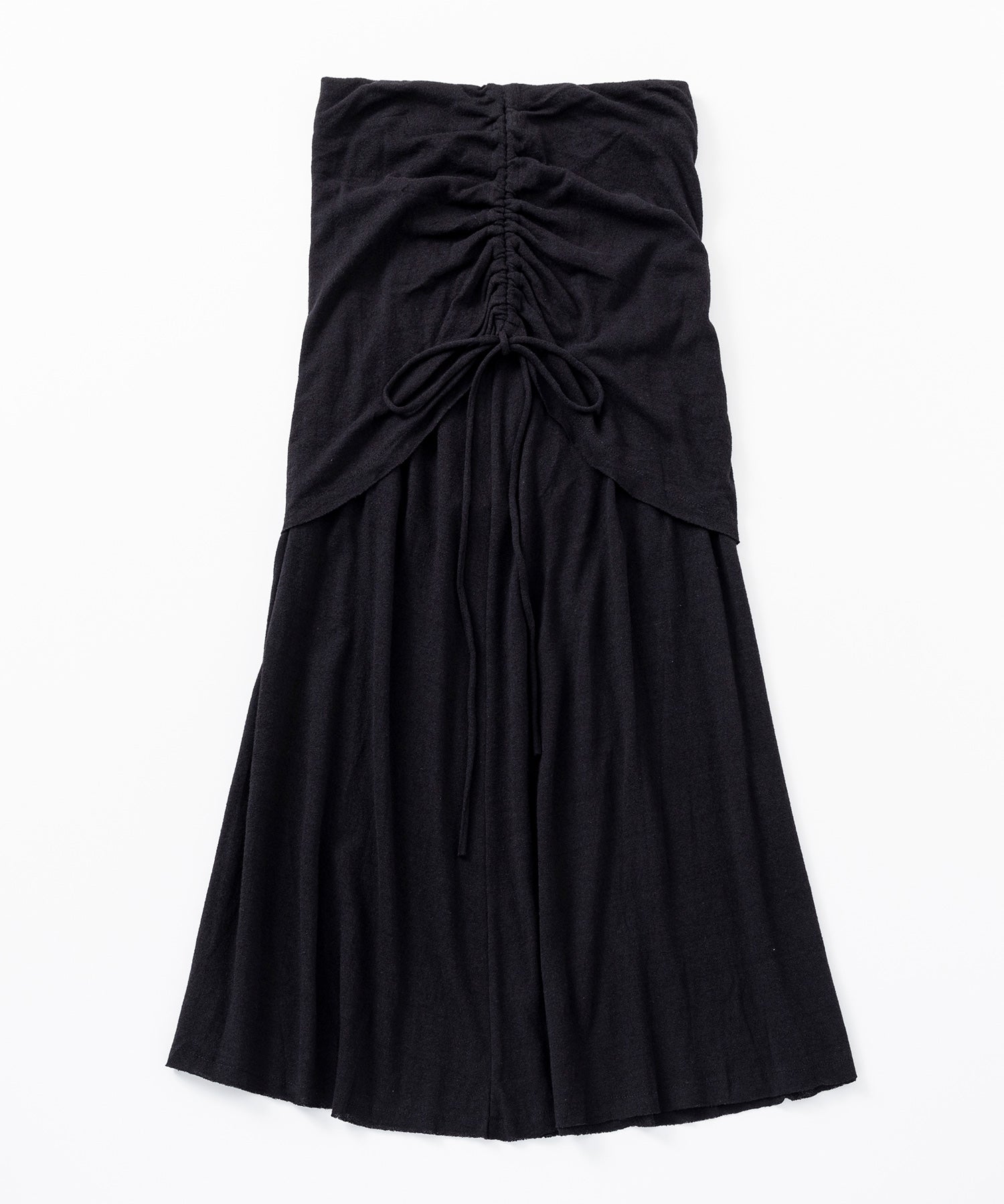 【3月中旬お届け予約商品】ドローストリングロングスカート