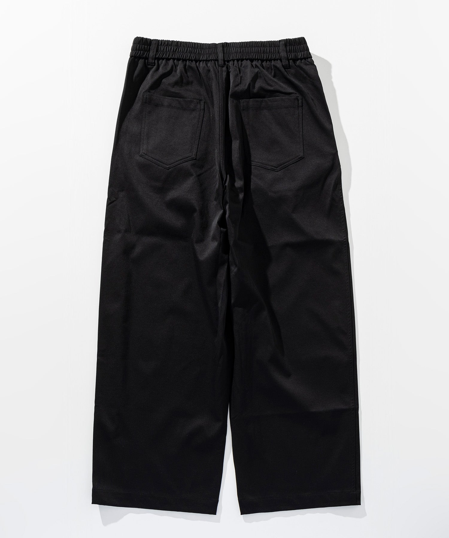 ハイウエスト ワンプリーツワイドパンツ