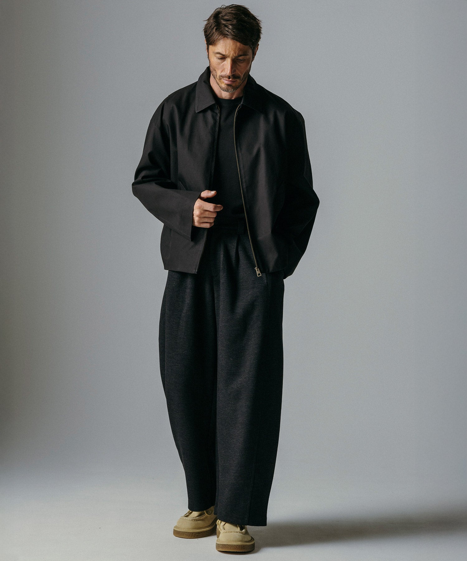 リラックスワイドパンツ