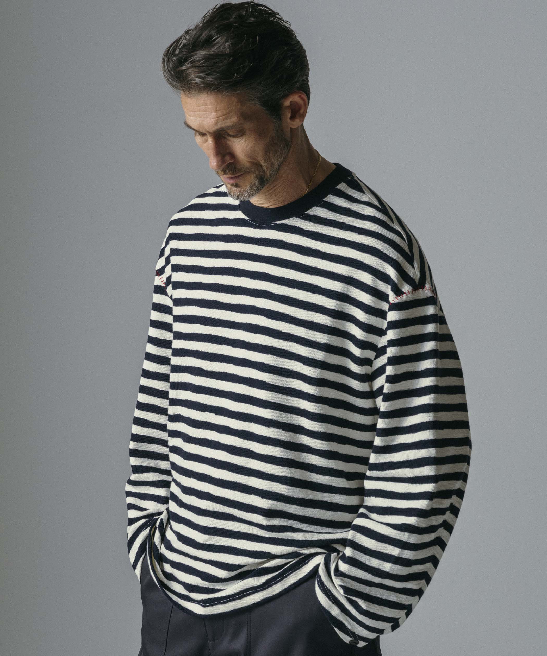 ボーダー ロングスリーブTシャツ