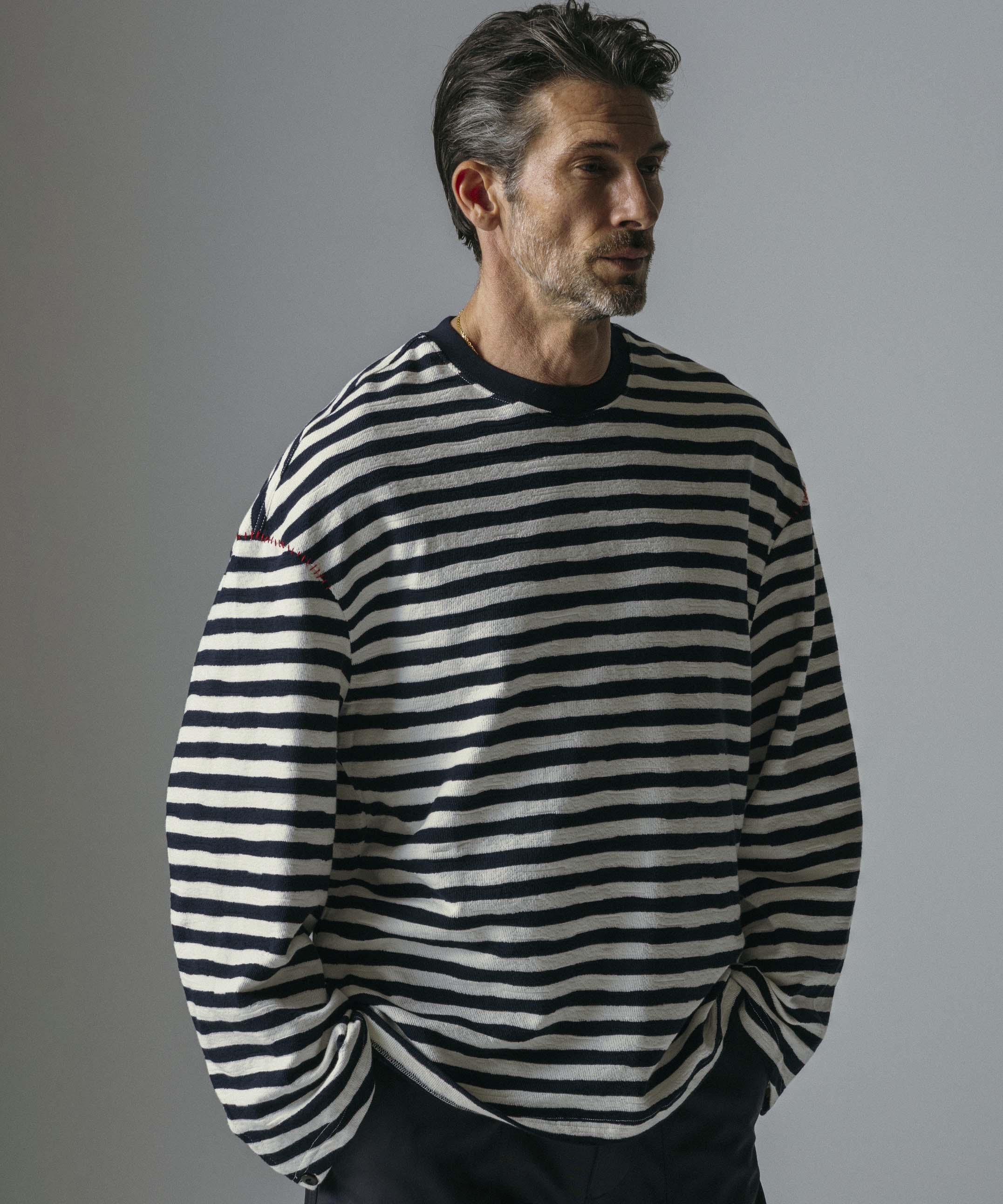 ネイバーフッド　ボーダーロングスリーブＴ ネイバーフッド ボーダーロングT L NEIGHBORHOOD (ネイバーフッド