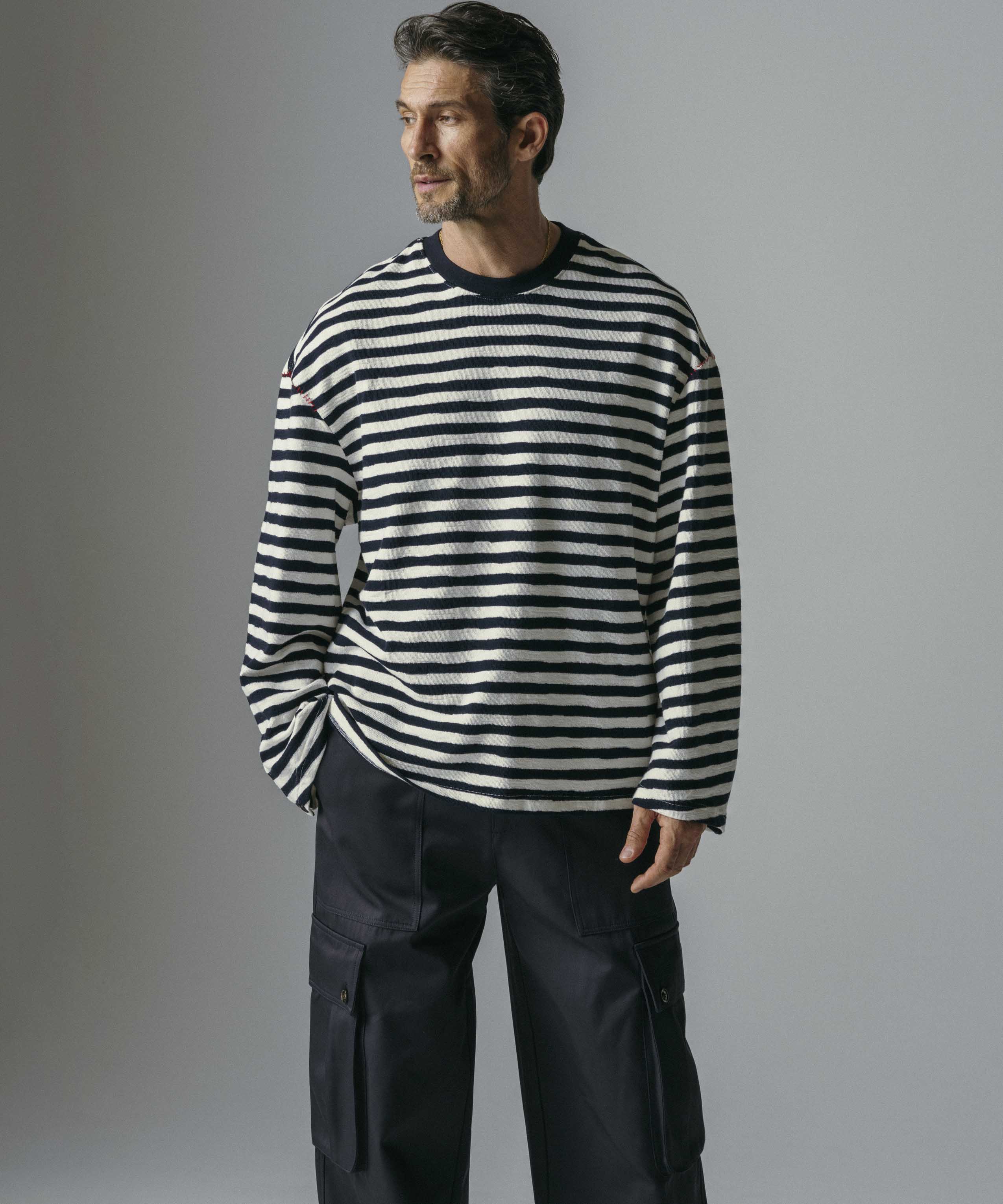 ボーダー ロングスリーブTシャツ