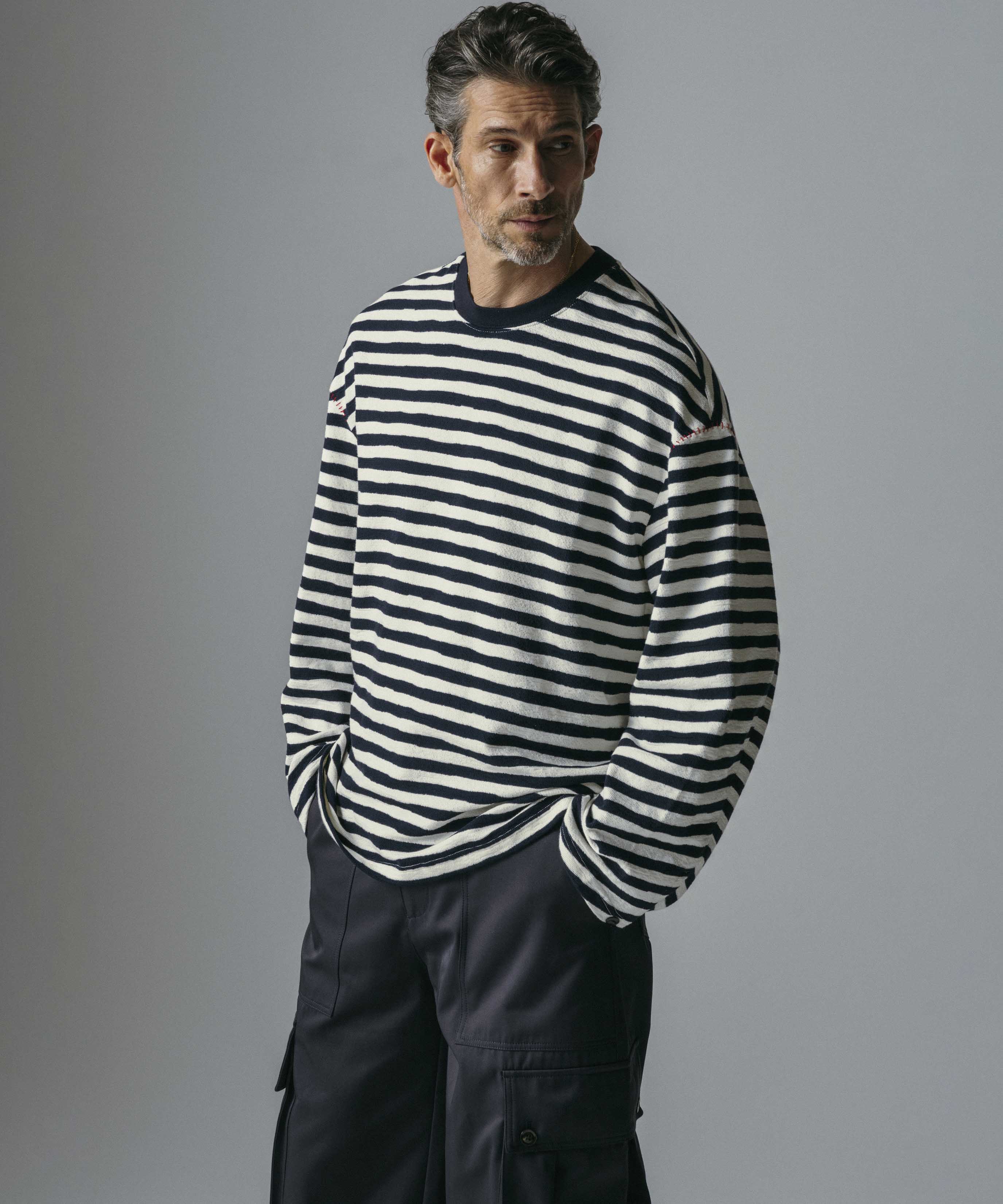 ボーダー ロングスリーブTシャツ