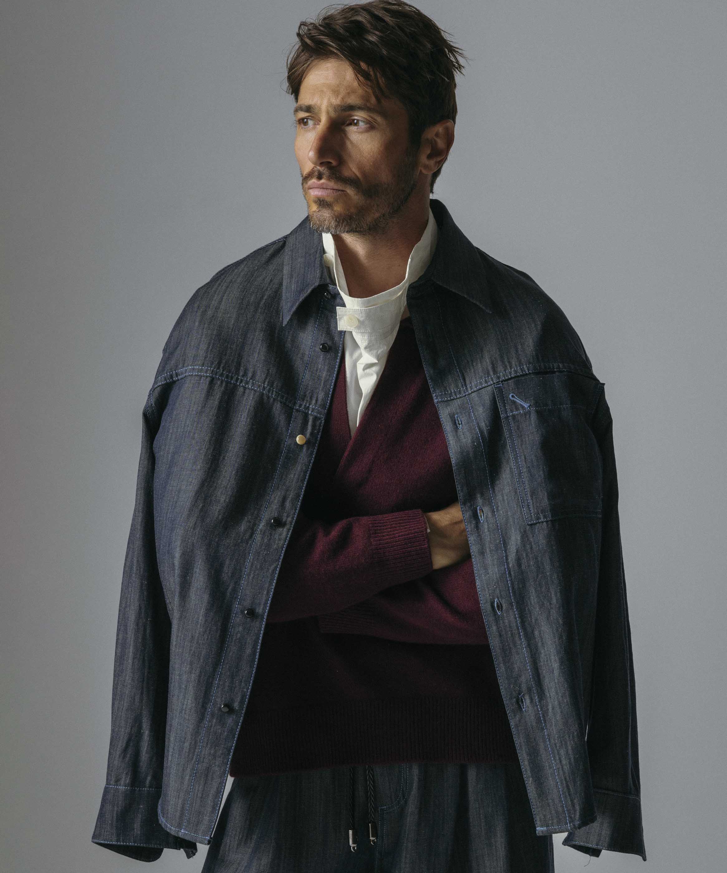 デニムシャツジャケット