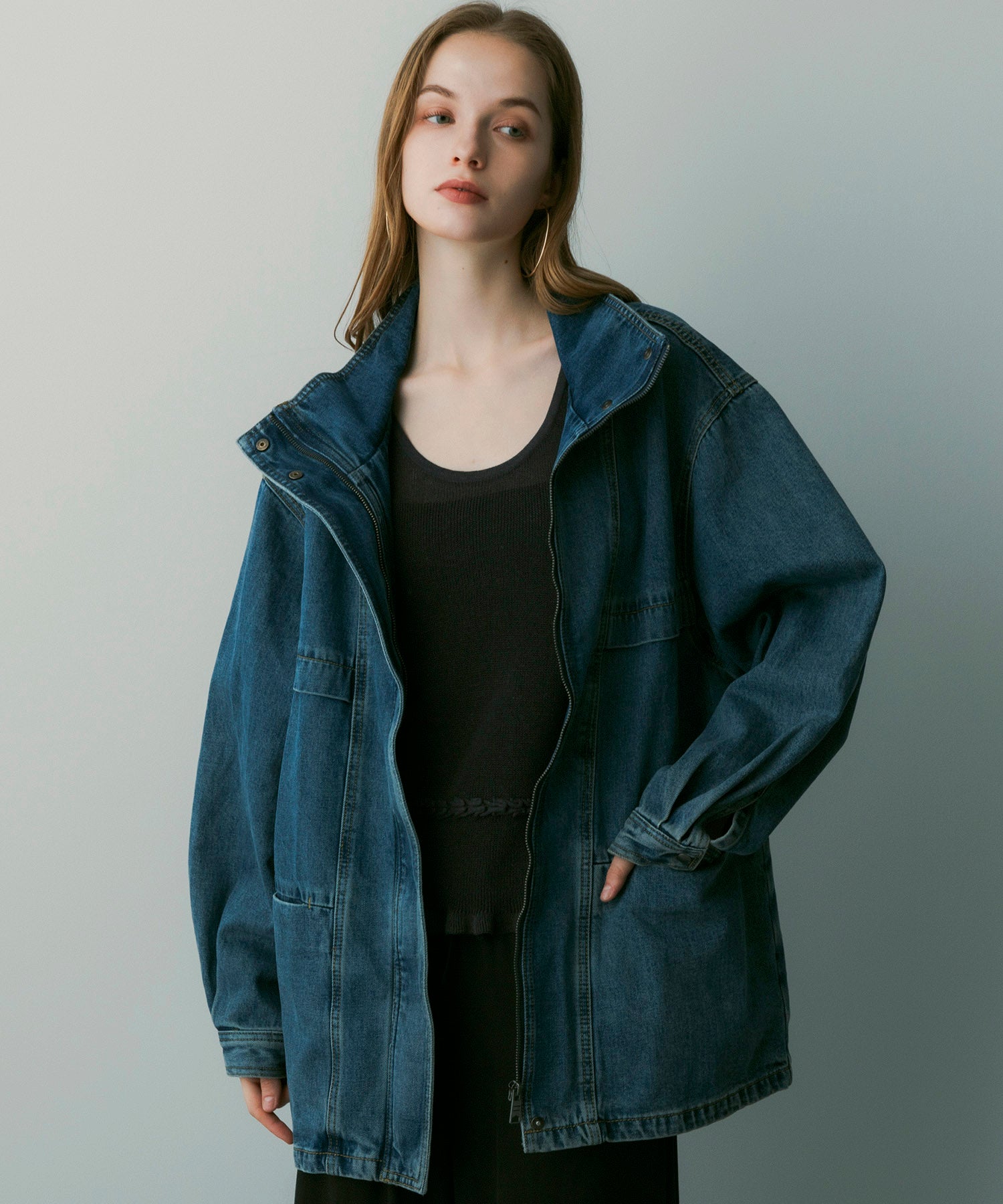 【12月上旬お届け予約商品】オーバーサイズデニムジャケット