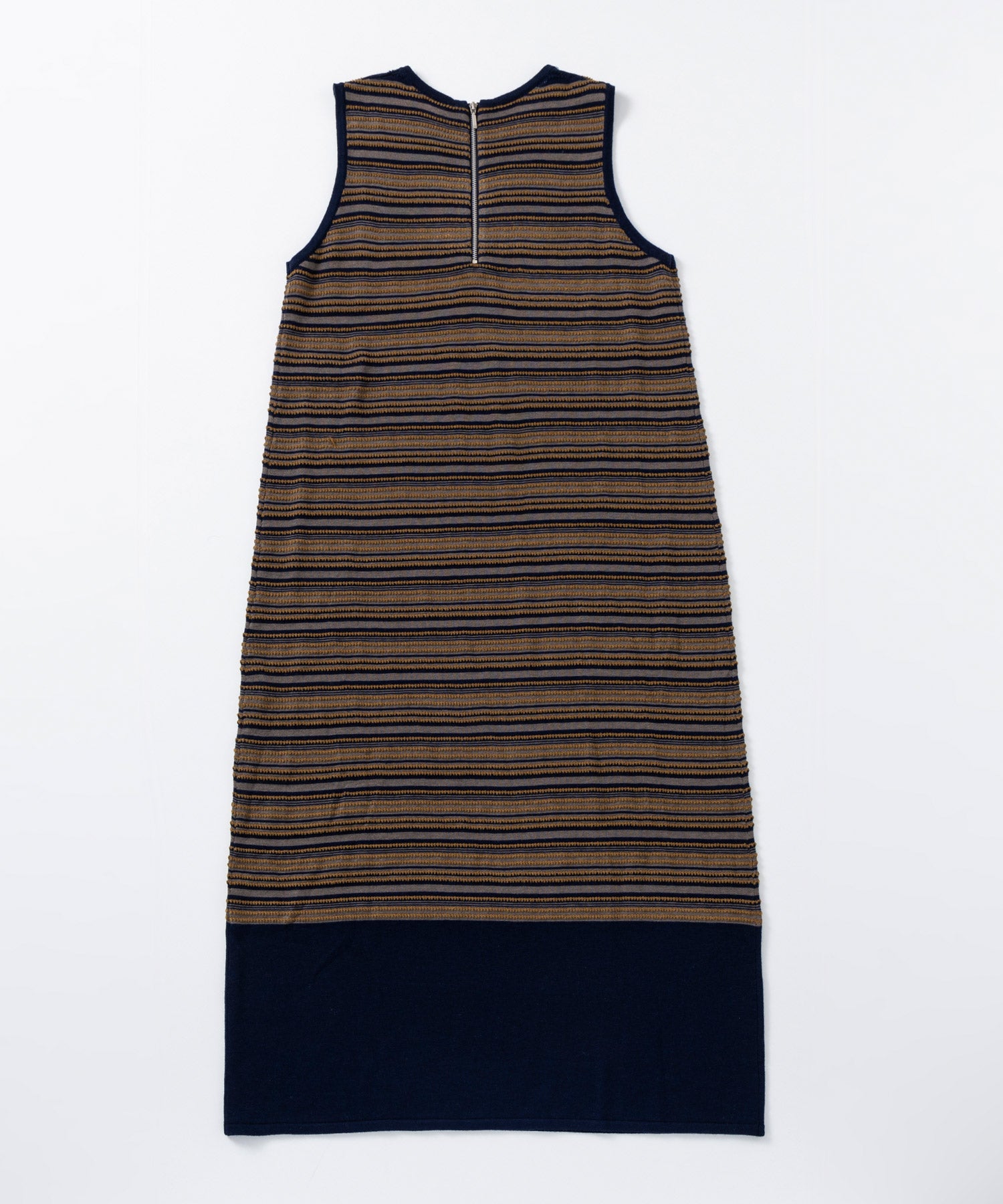 マルチボーダーニットワンピース