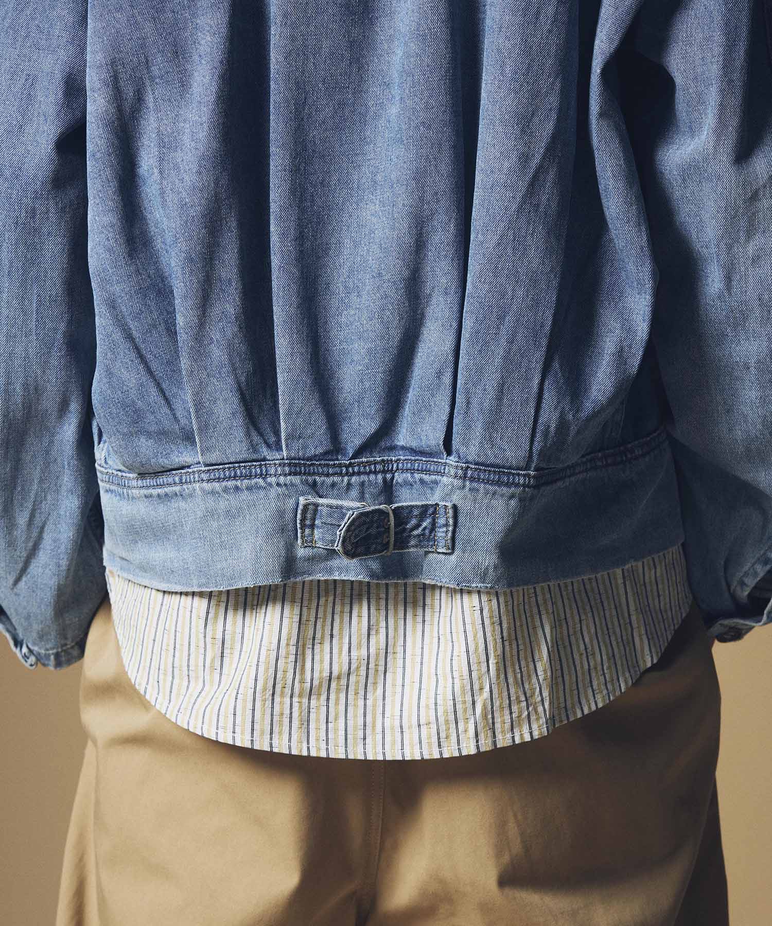 【12月上旬お届け予約商品】ウォッシュド ビッグシルエット デニムジャケット