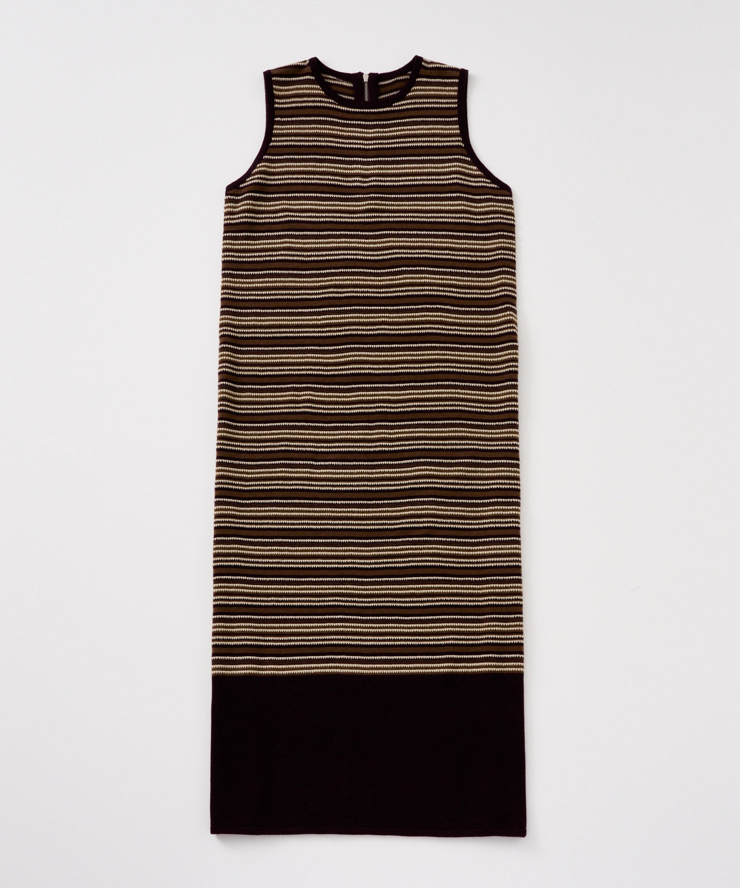 マルチボーダーニットワンピース