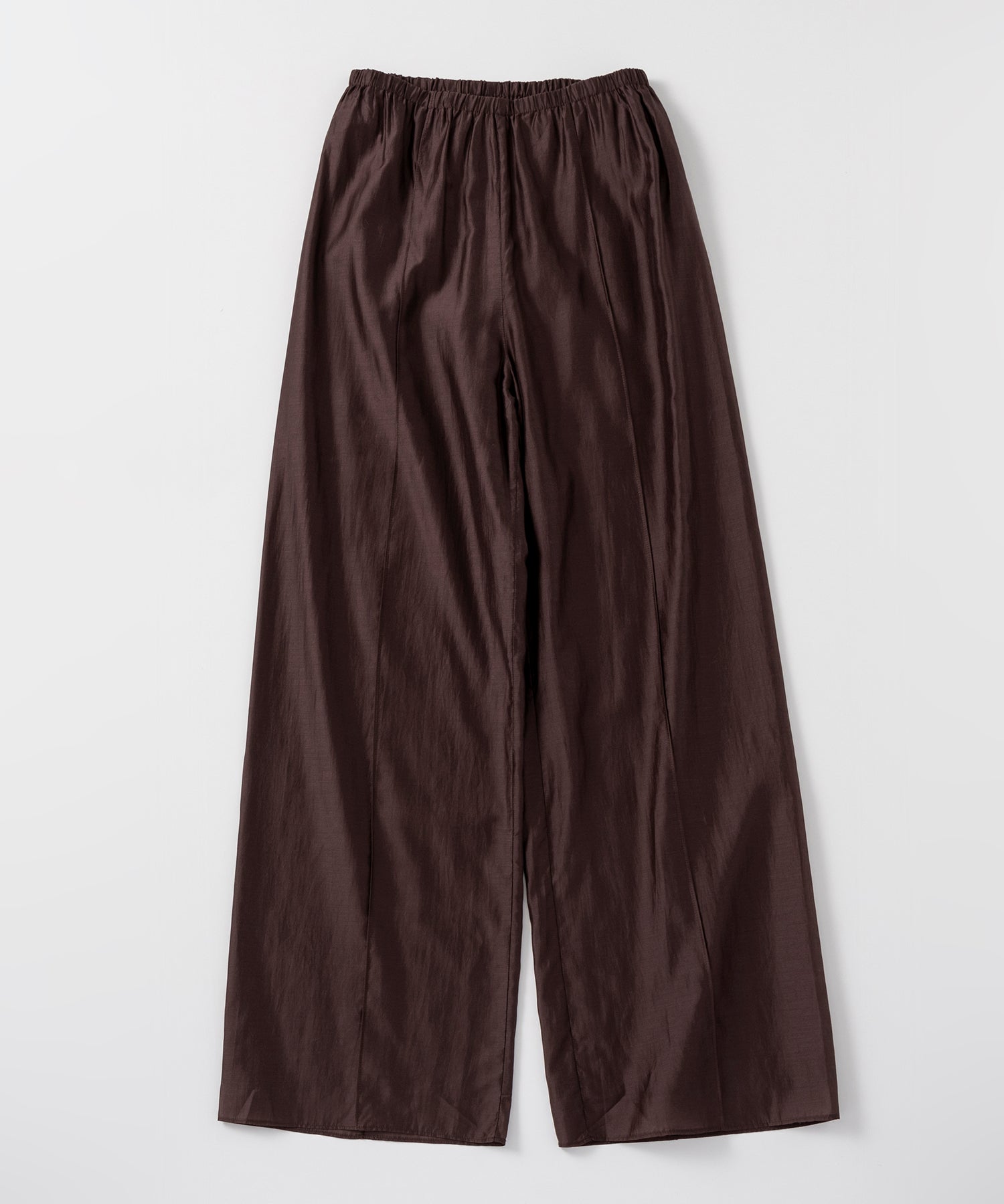 【3月中旬お届け予約商品】リラクシーワイドサテンパンツ