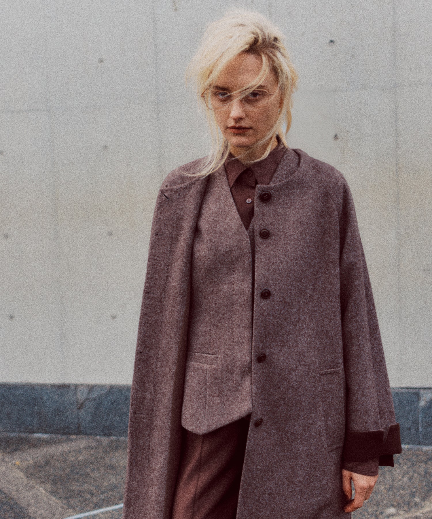 【3月中旬お届け予約商品】ヘリンボーン ウールジレ