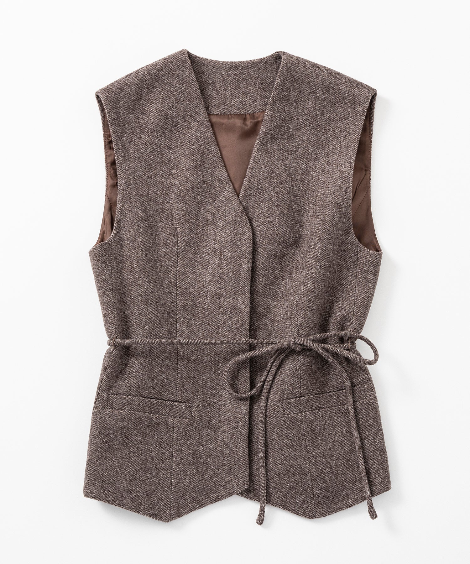 【3月中旬お届け予約商品】ヘリンボーン ウールジレ