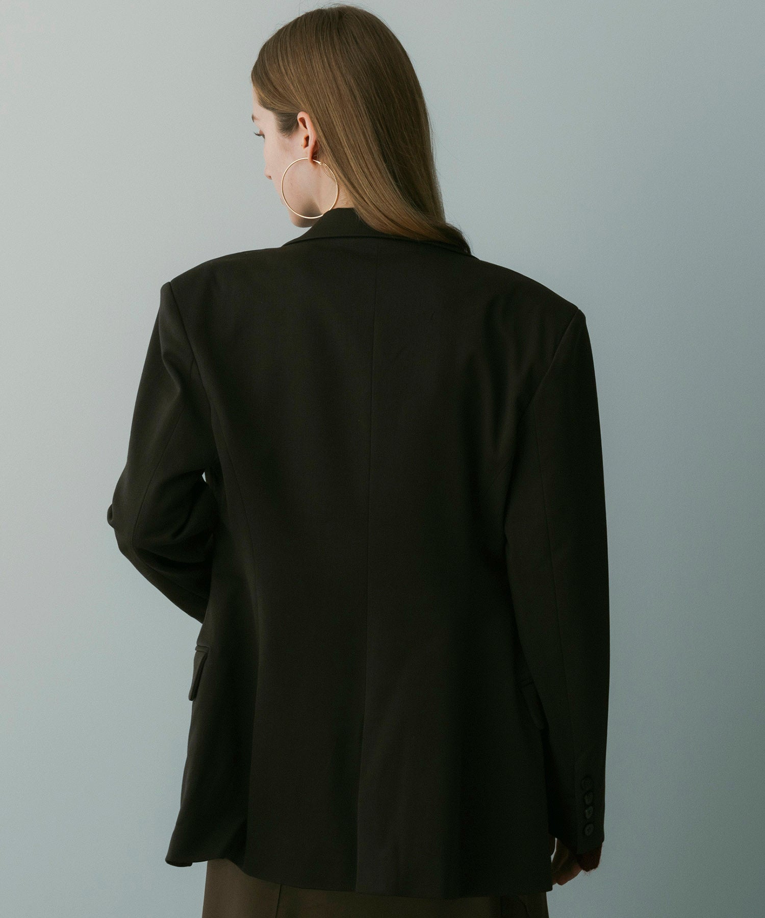 【12月上旬お届け予約商品】ウールブレンド ピークドラペルジャケット