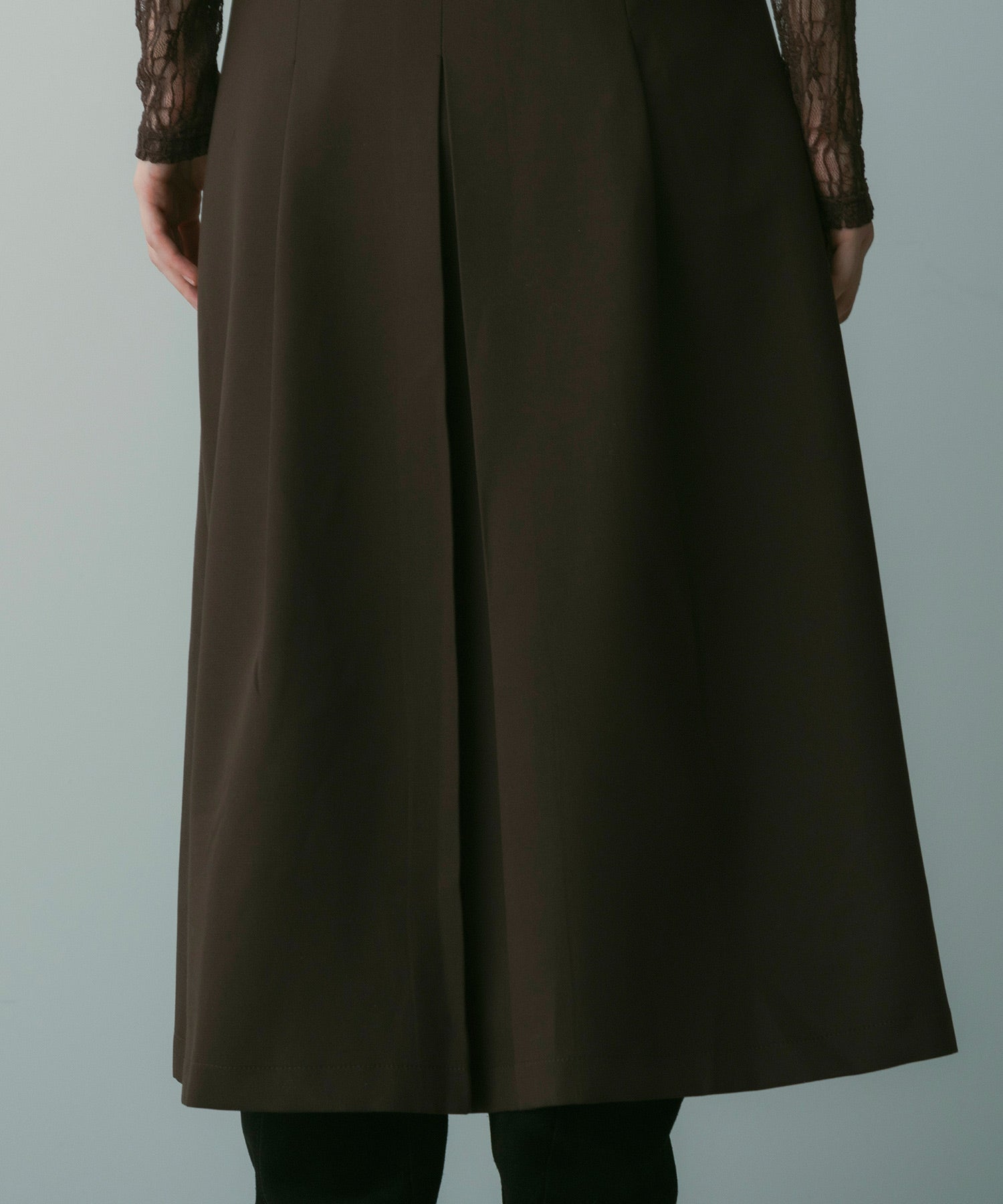 【12月上旬お届け予約商品】フレアセンタープリーツスカート