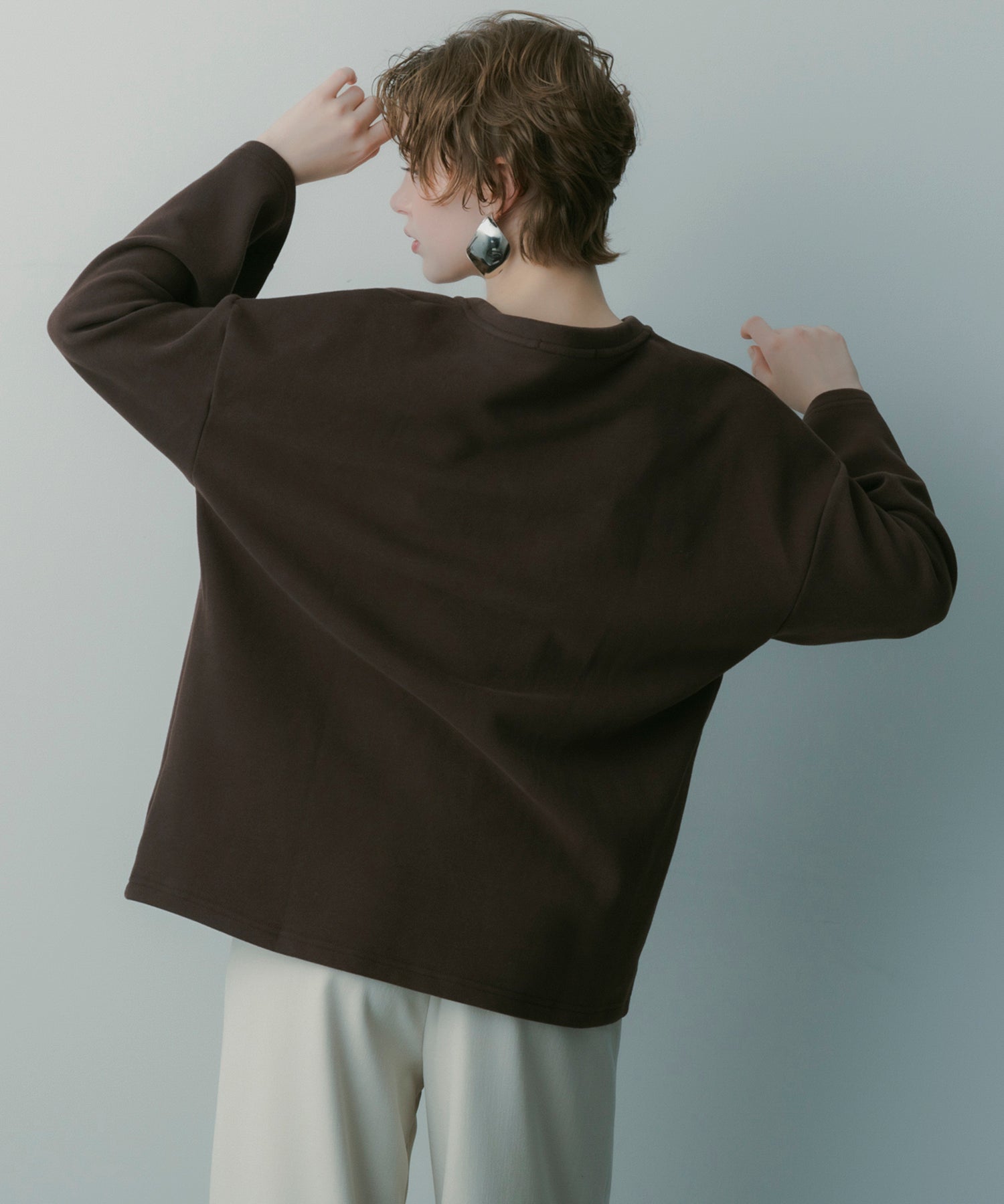 スキッパーリボントップス