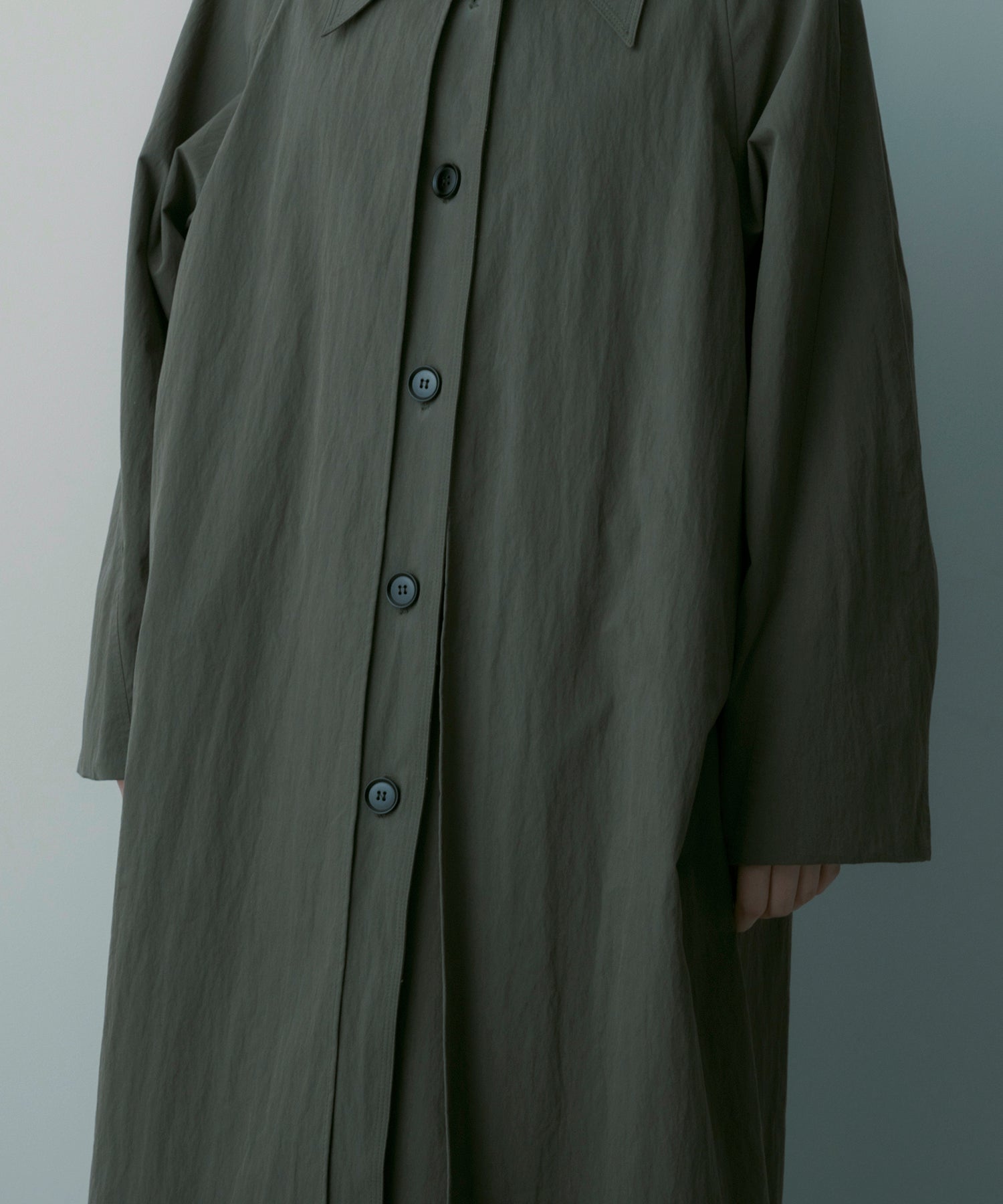 レイヤードロングコート