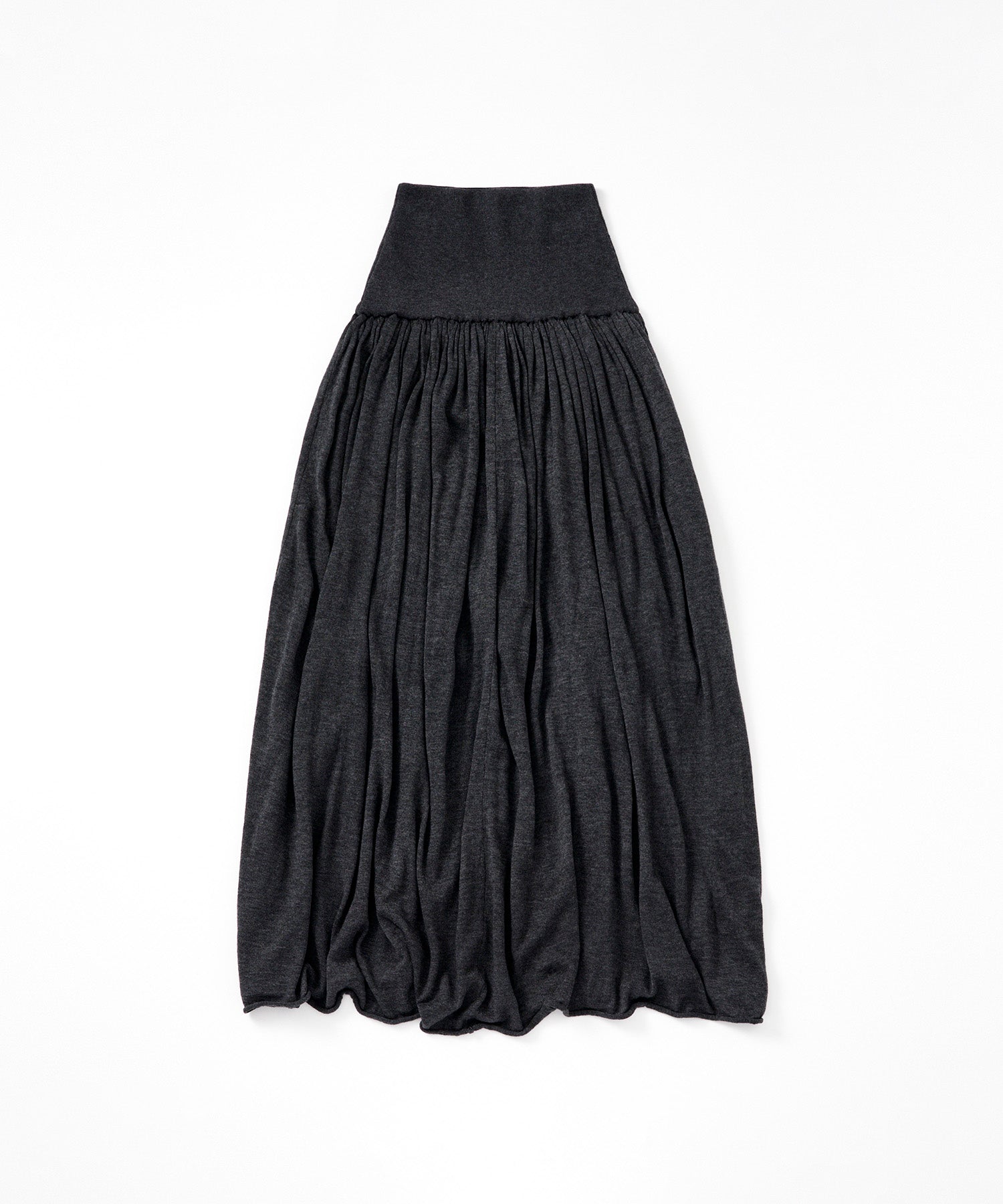 ウールブレンド ギャザースカート