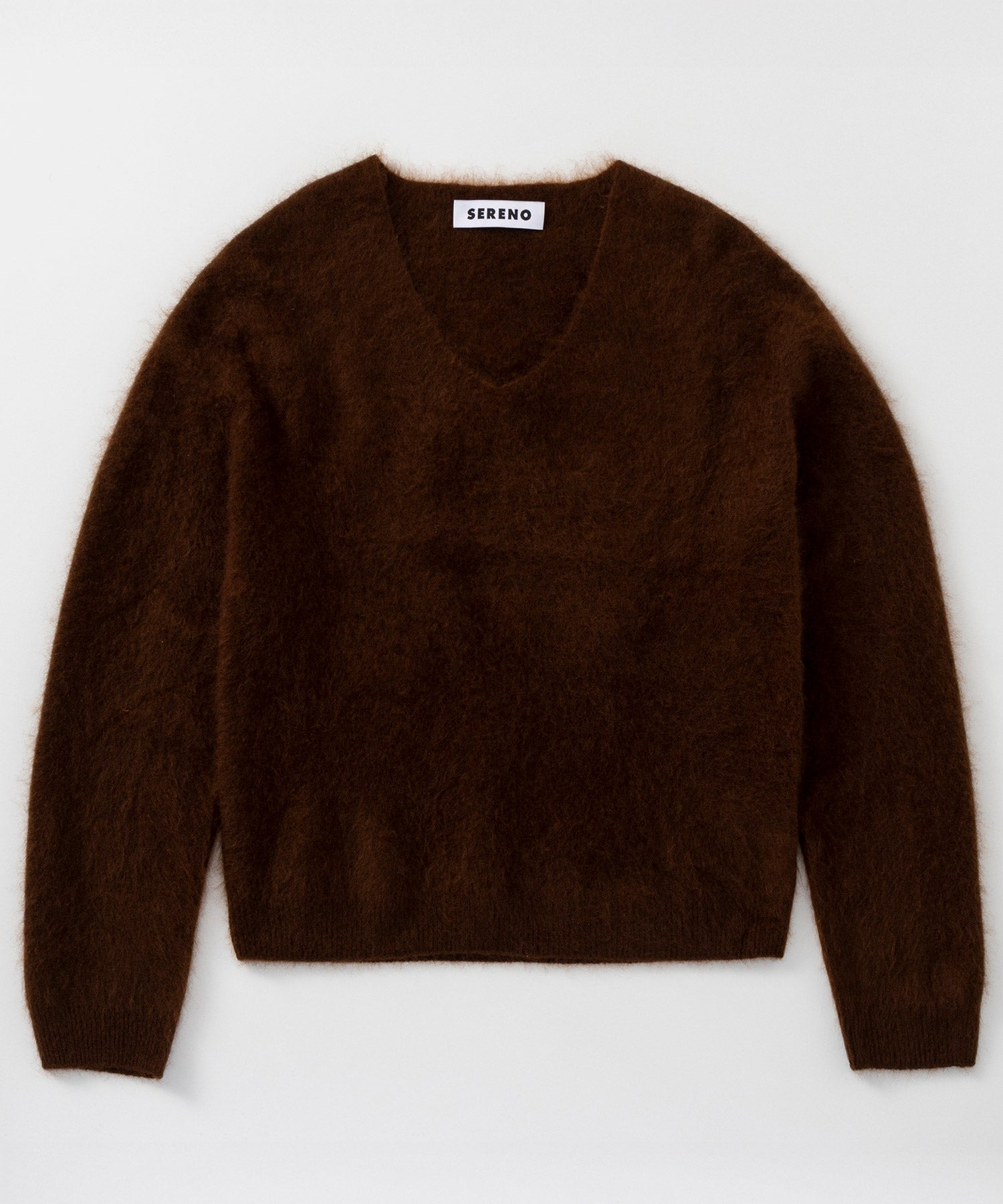 【12月上旬お届け予約商品】カシミヤブレンドVネックニット